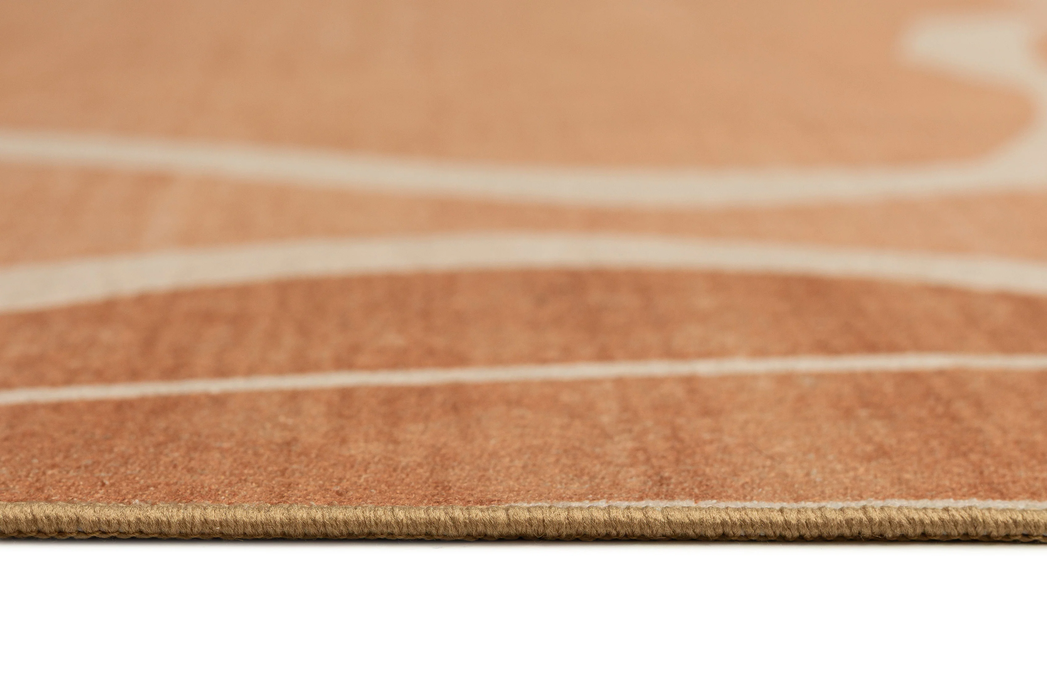 Aadita Pink and Peach Botanical Washable Rug - Image 11
