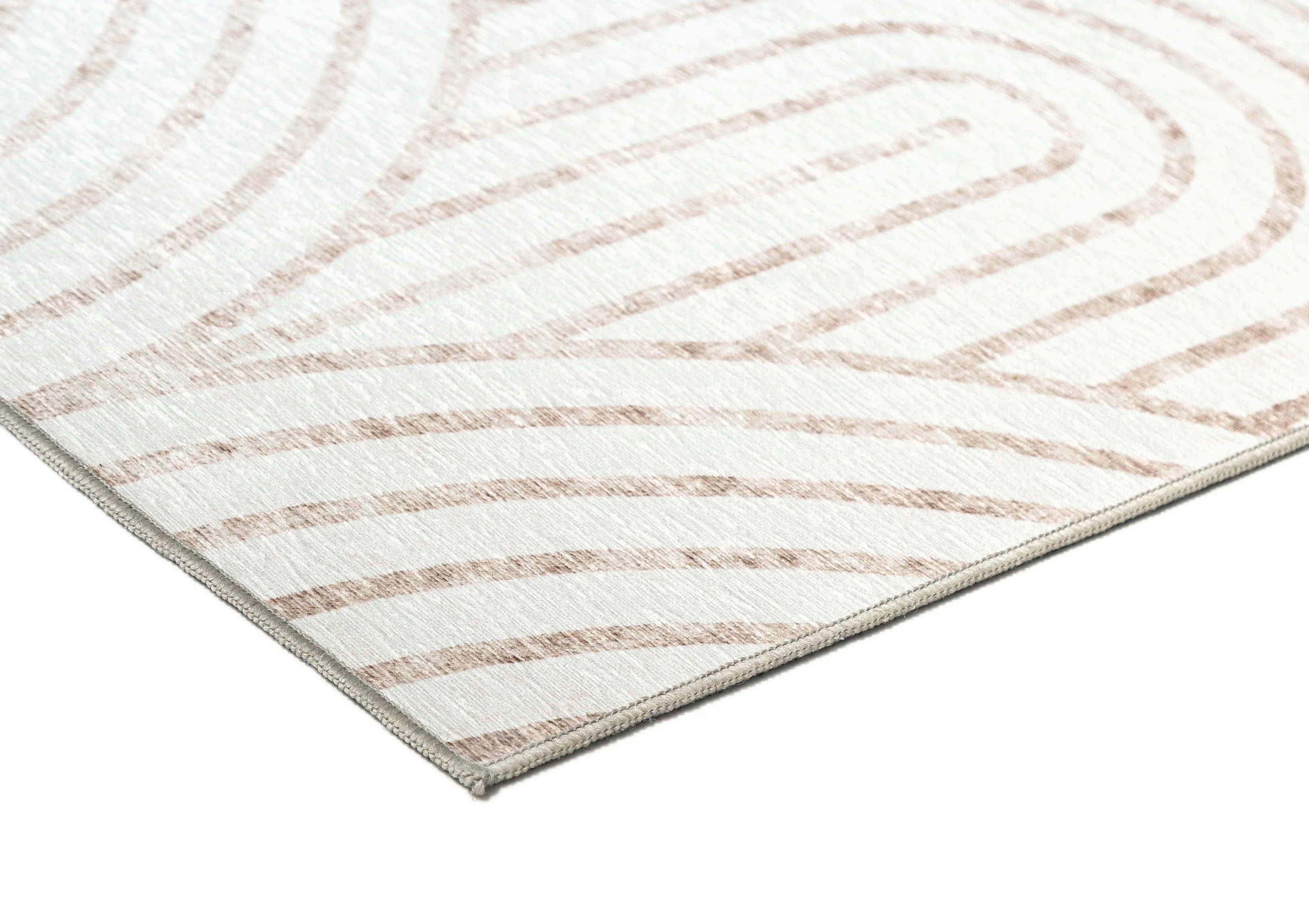 Adlin Beige Cream Indoor Outdoor Washable Rug - Image 2