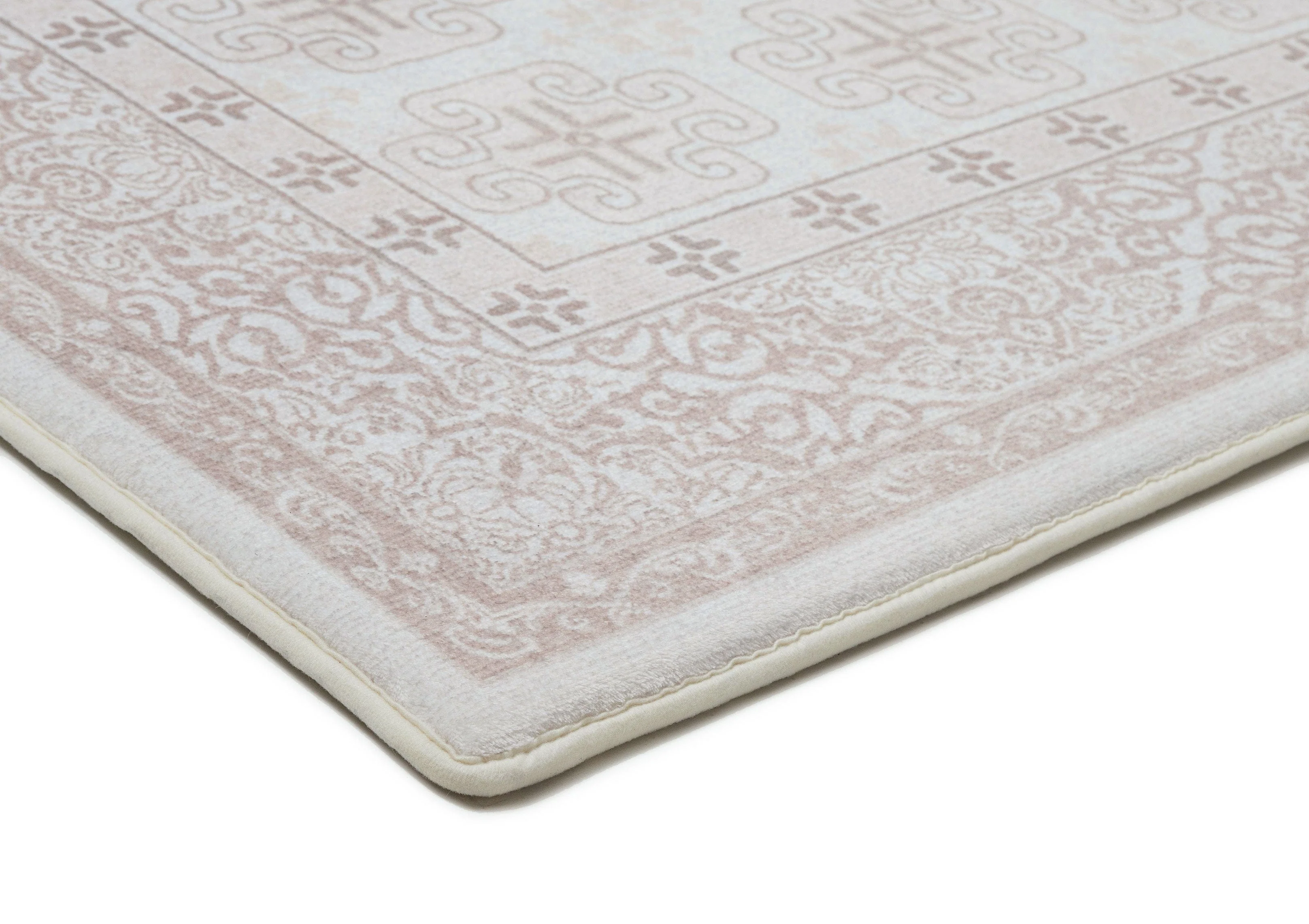 Aggy Pink Neutral Plush Rollie Pollie Playmat - Image 8