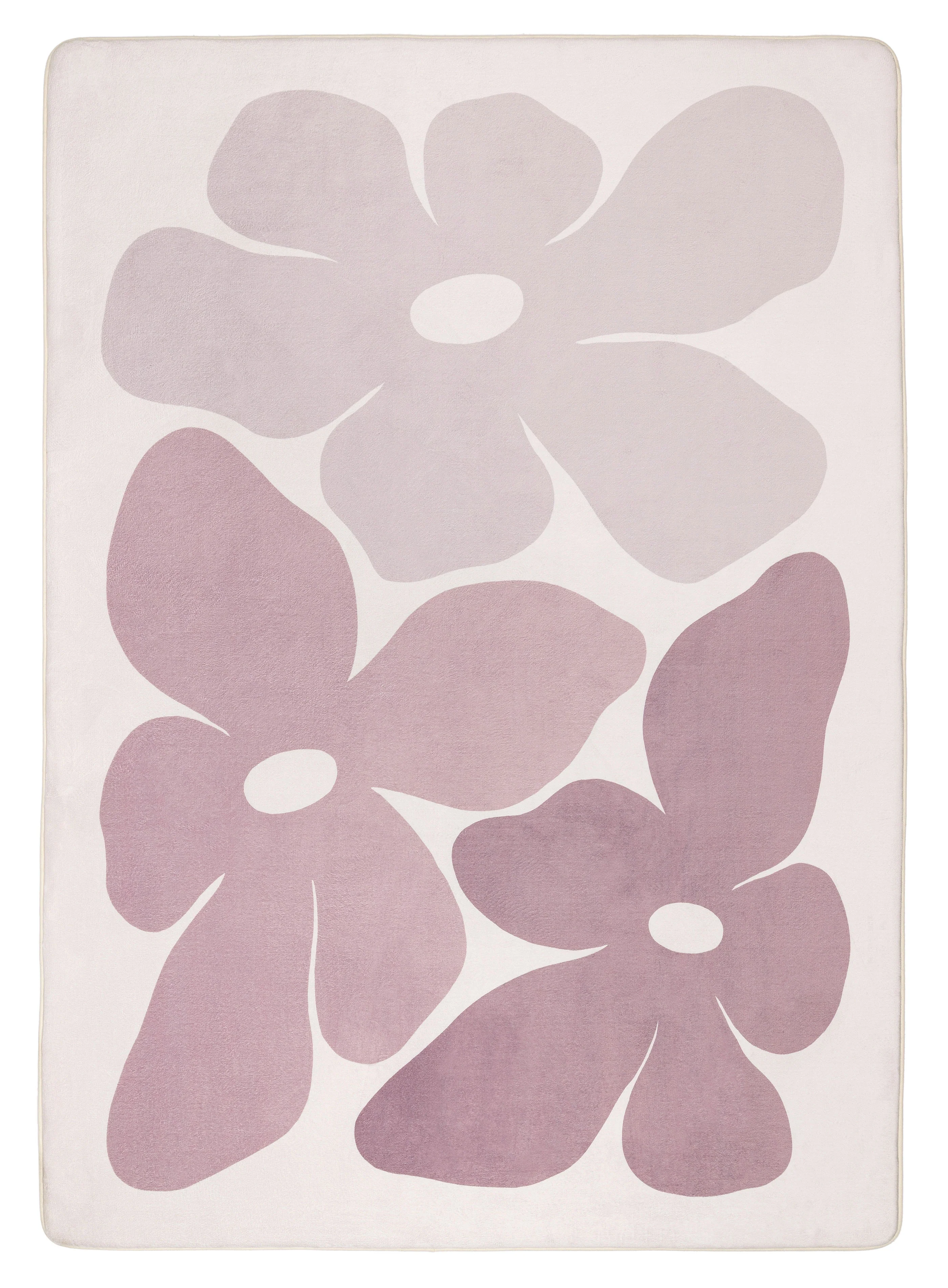 Aica Purple Flowers Rollie Pollie Playmat