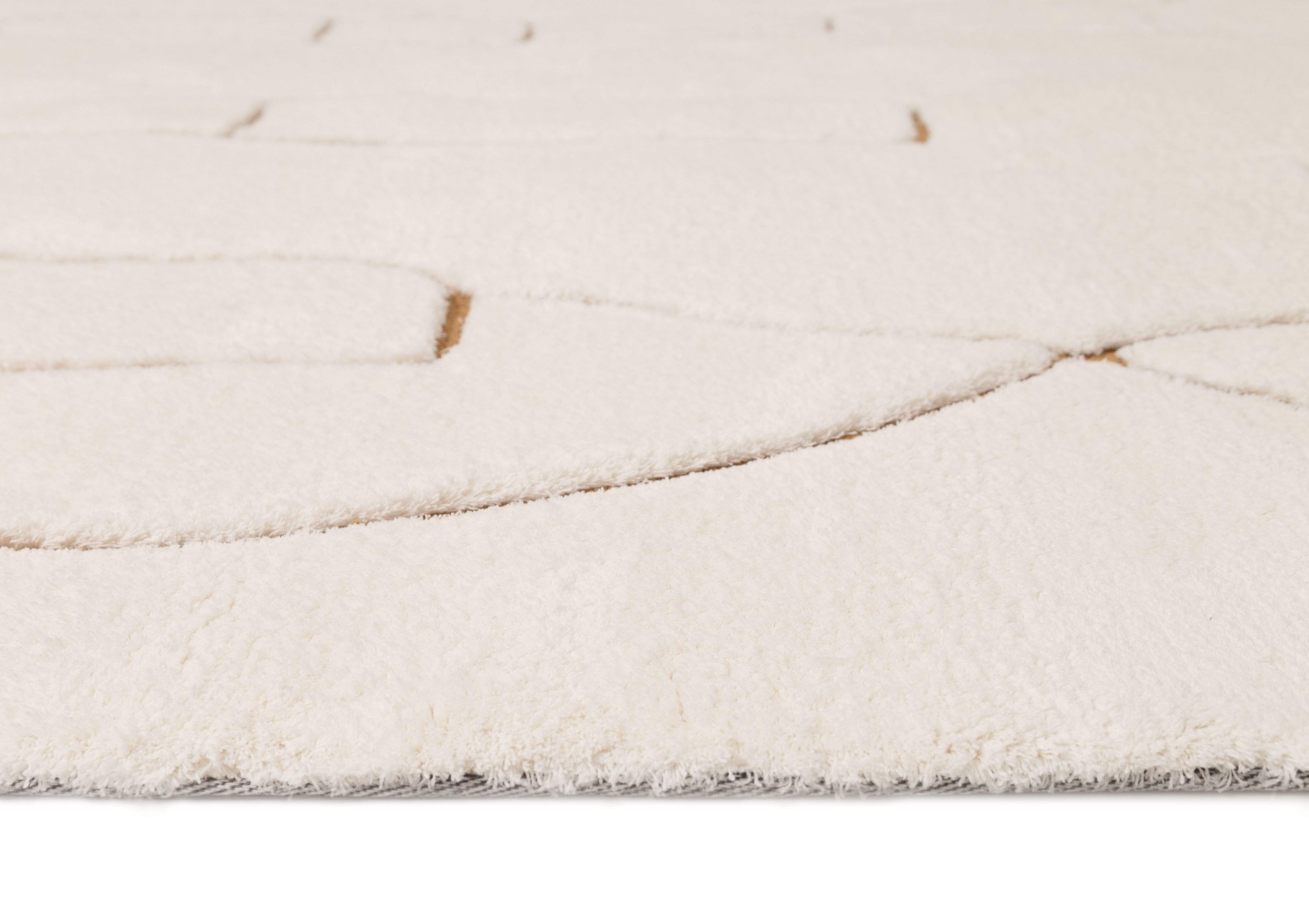 Alayna Cream and Gold Tribal Shag Rug - Image 15