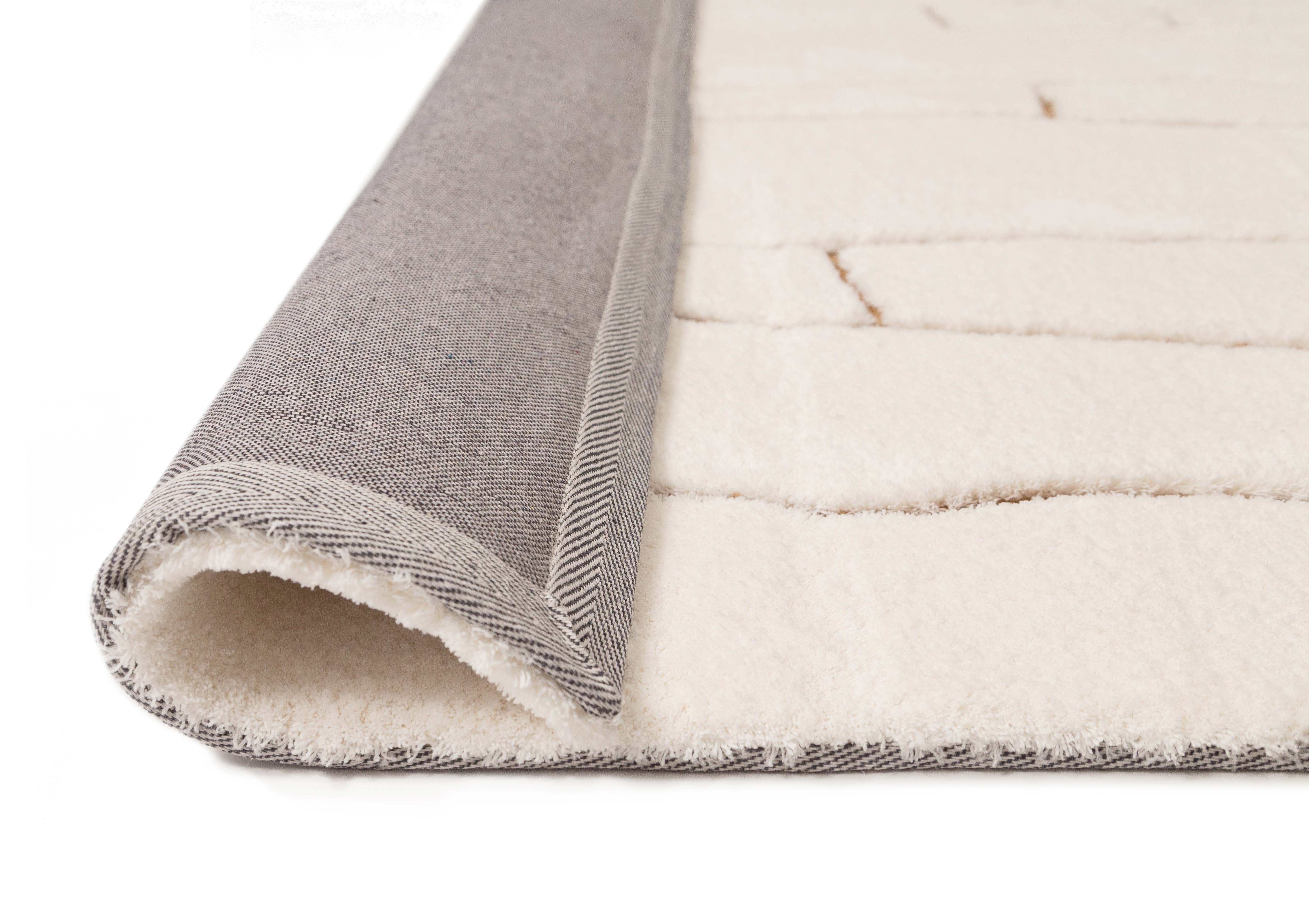 Alayna Cream and Gold Tribal Shag Rug - Image 16