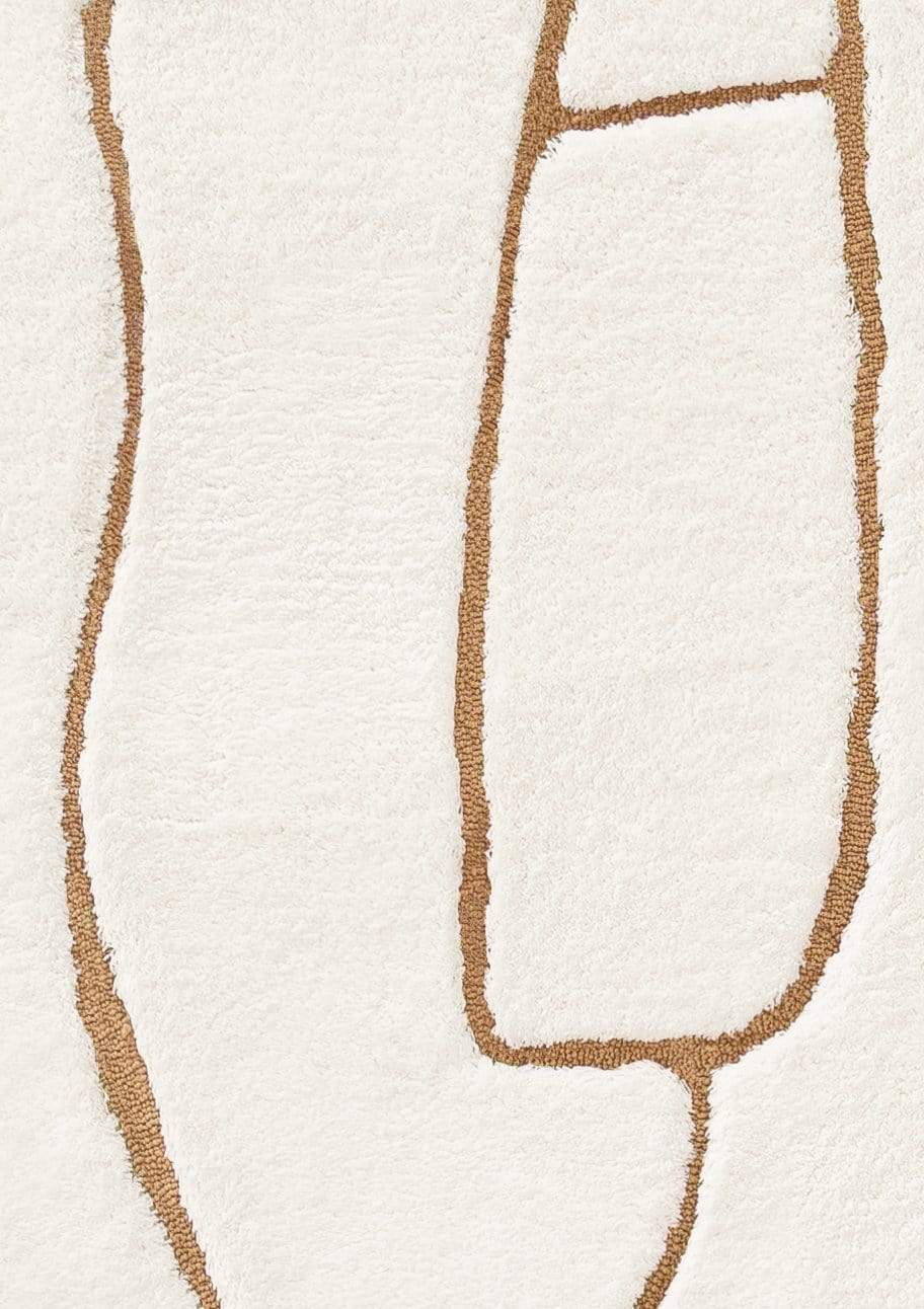 Alayna Cream and Gold Tribal Shag Rug - Image 17