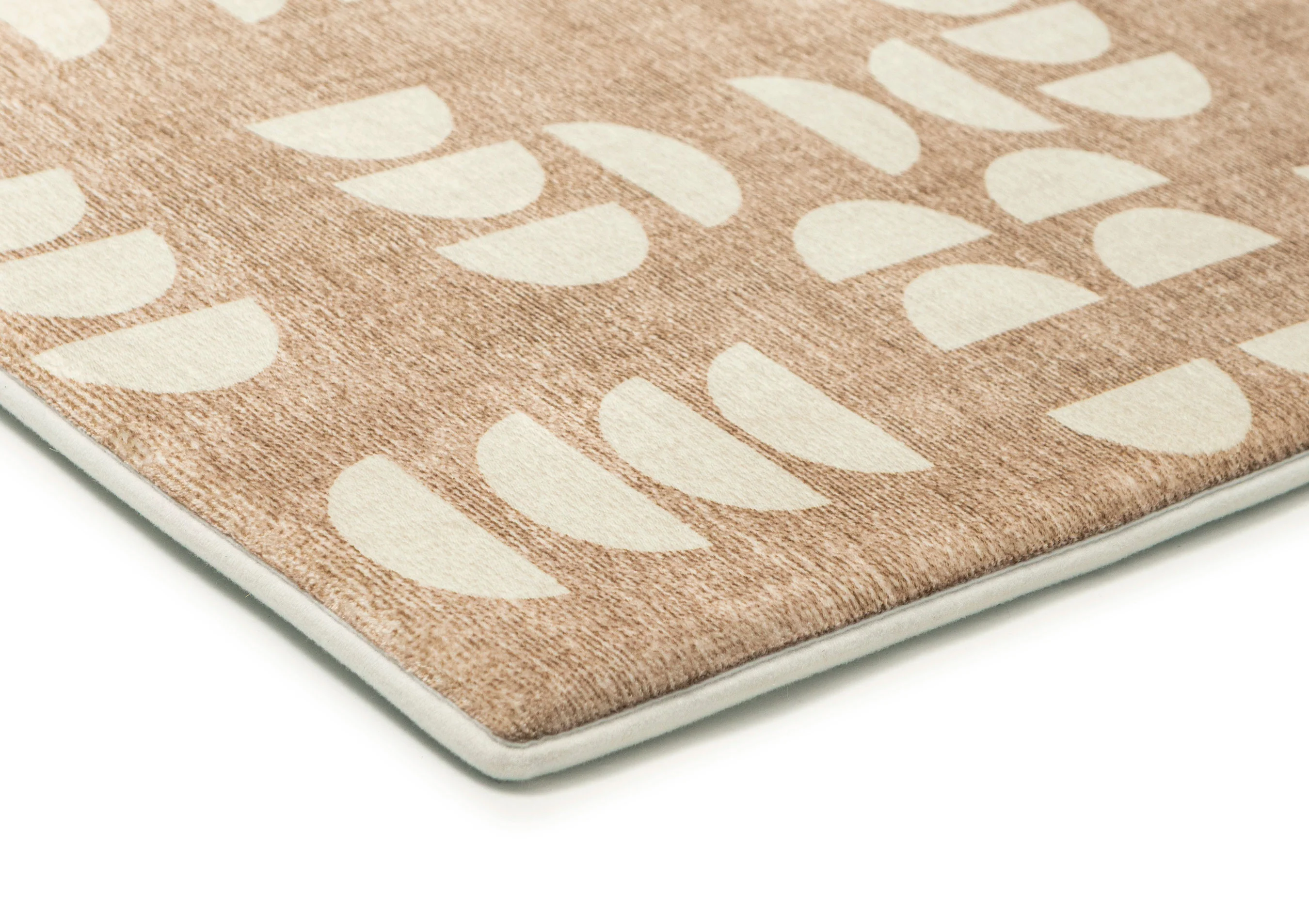 Alba Beige and Ivory Geometric Rollie Pollie Playmat - Image 2