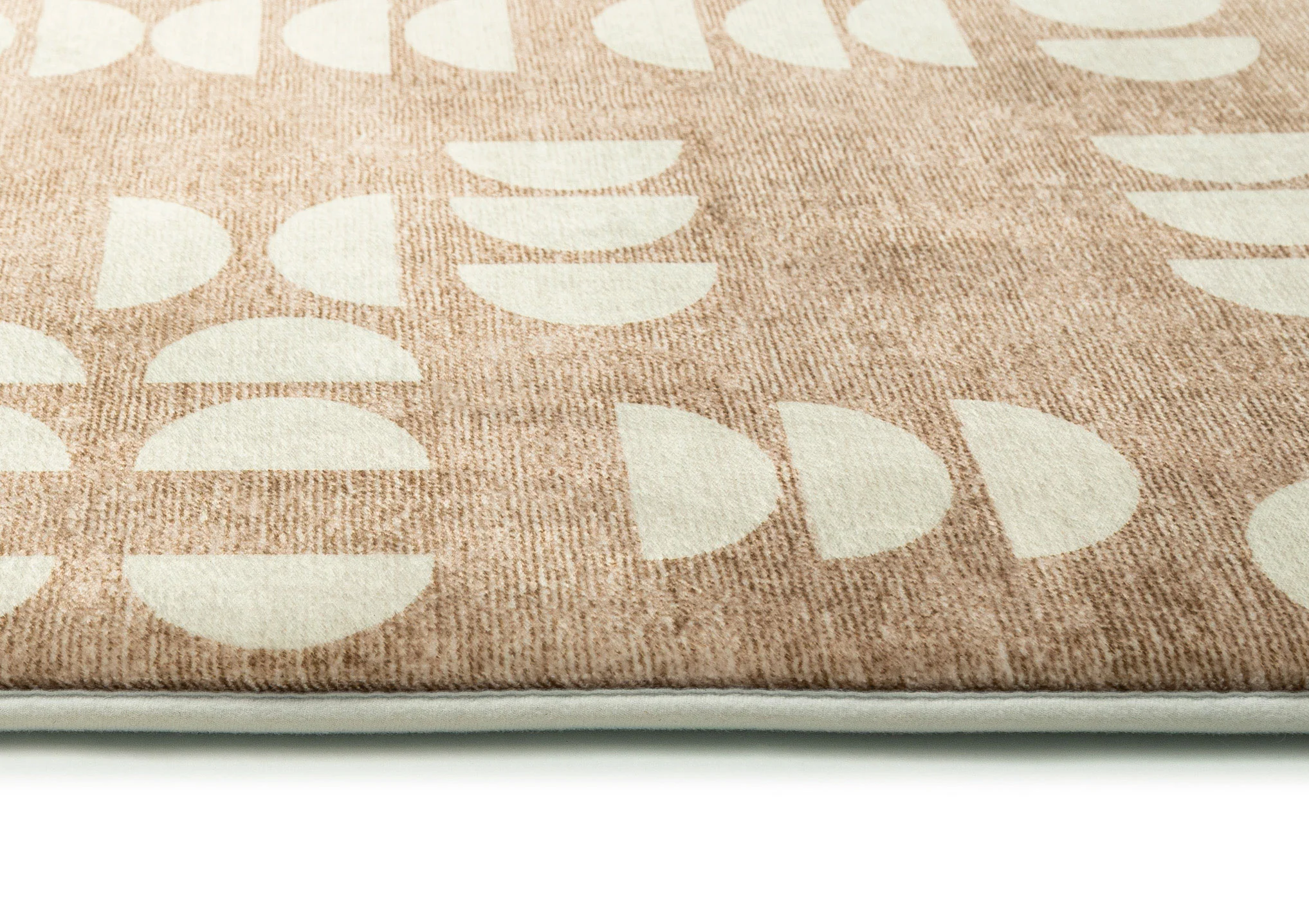 Alba Beige and Ivory Geometric Rollie Pollie Playmat - Image 3