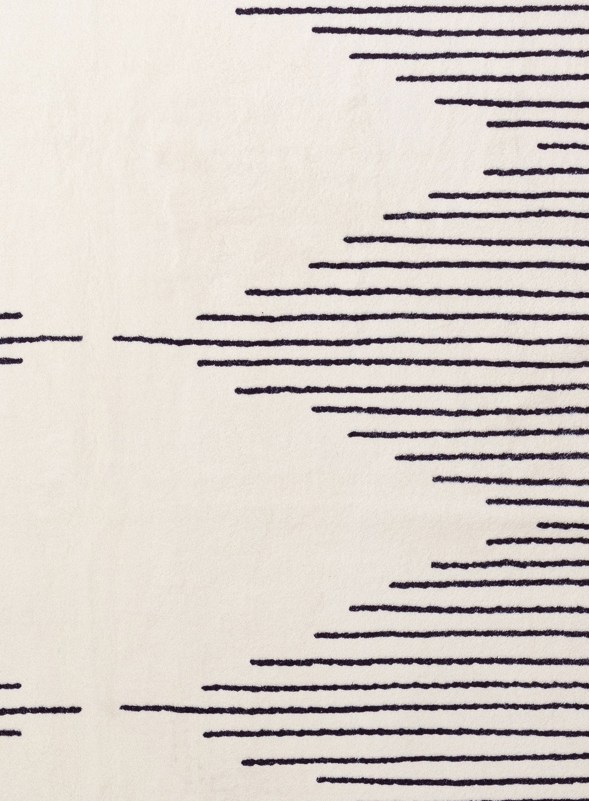 Aldana Black and Cream Tribal Washable Rug - Image 20