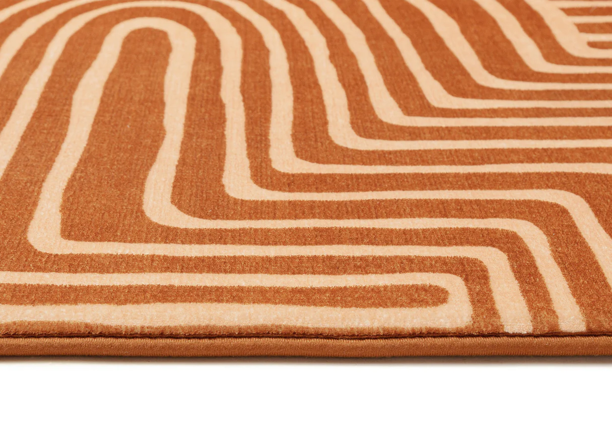 Alef Terracotta Abstract Rollie Pollie Playmat - Image 7