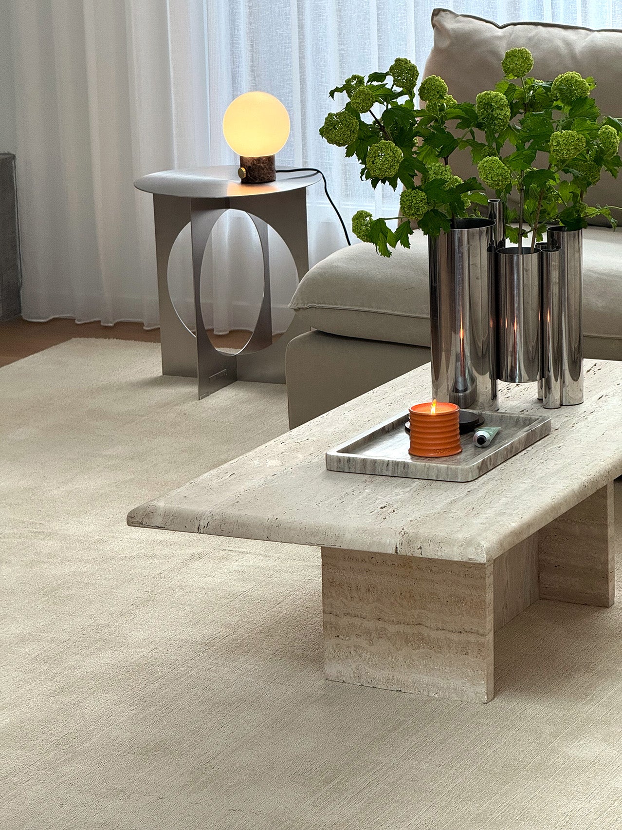 Alek Cream Handwoven Rug - Image 4