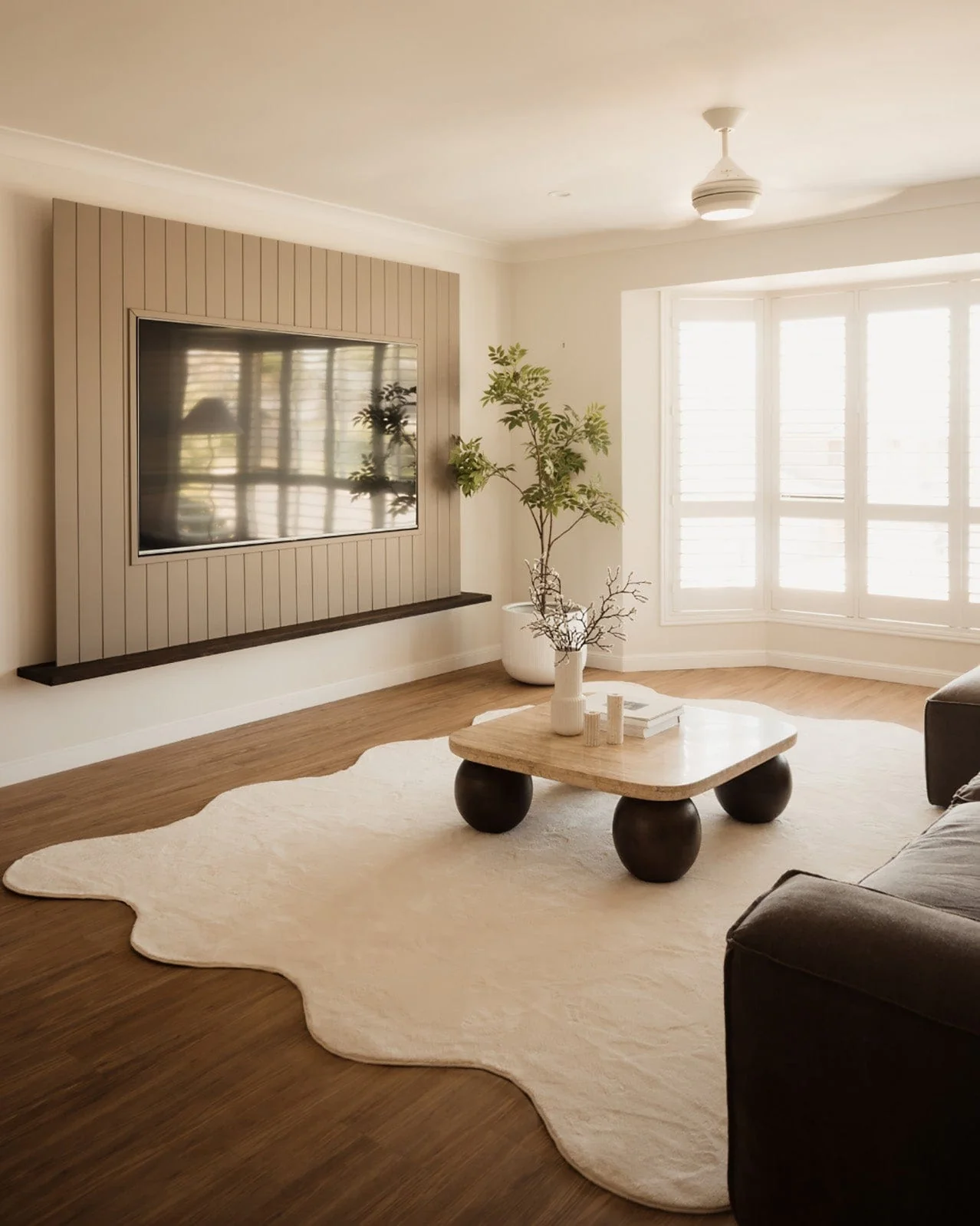 Allen Neutral Scallop Washable Rug - Image 6