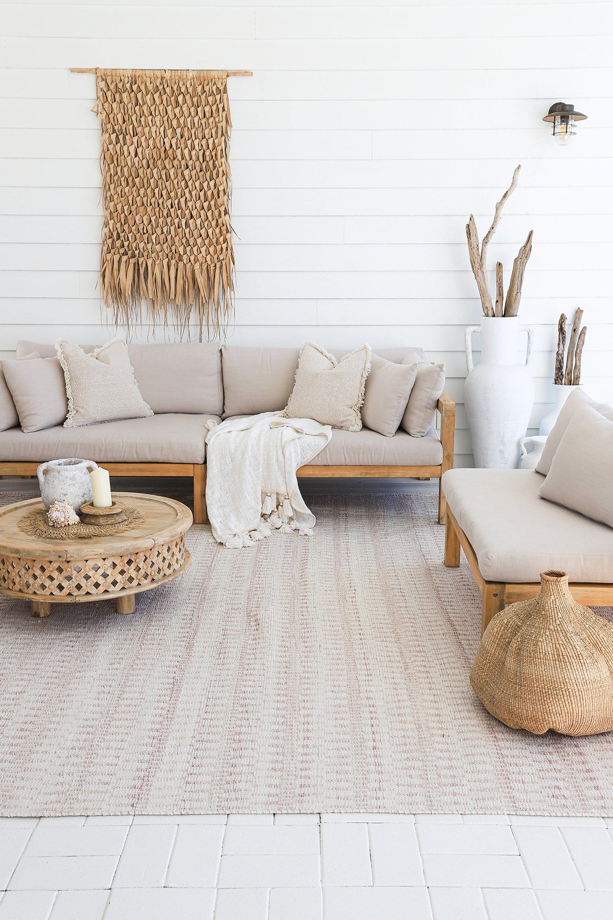 Alva Taupe & Ivory Flatweave Indoor Outdoor Rug - Image 5