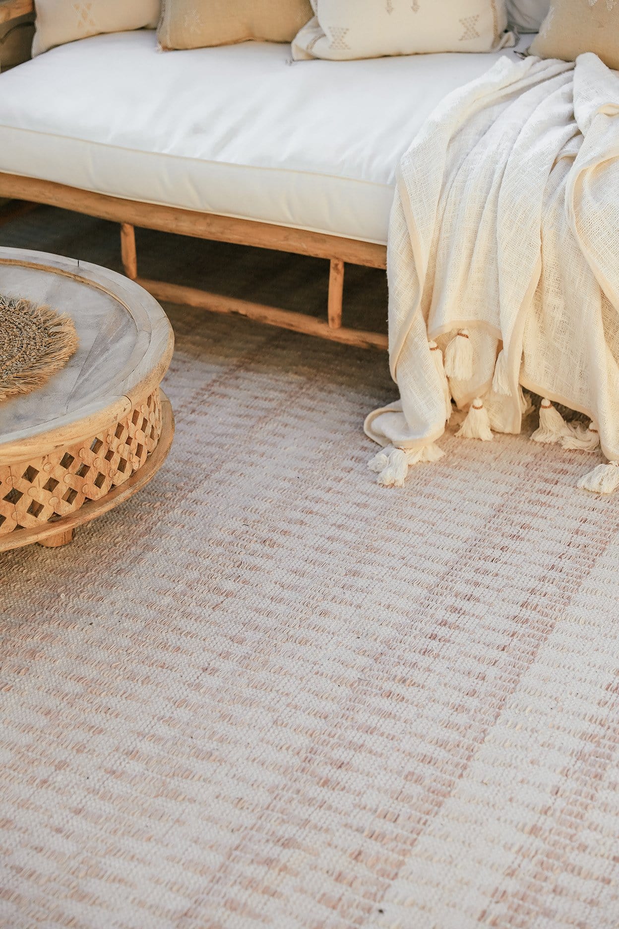 Alva Taupe & Ivory Flatweave Indoor Outdoor Rug - Image 8