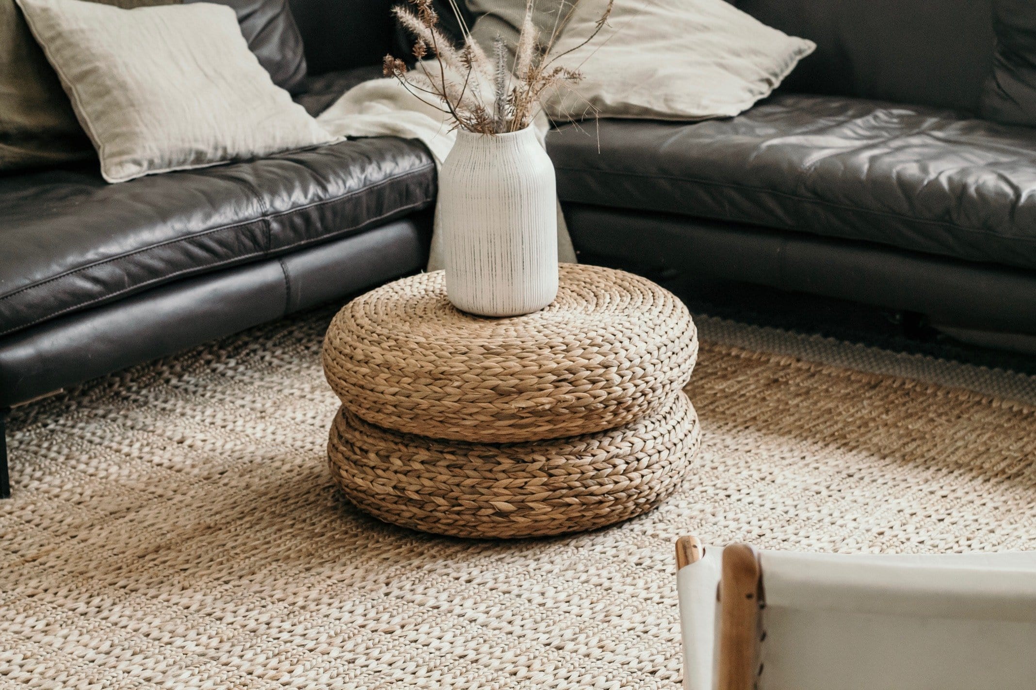 Amare Natural Braided Jute Rug - Image 16