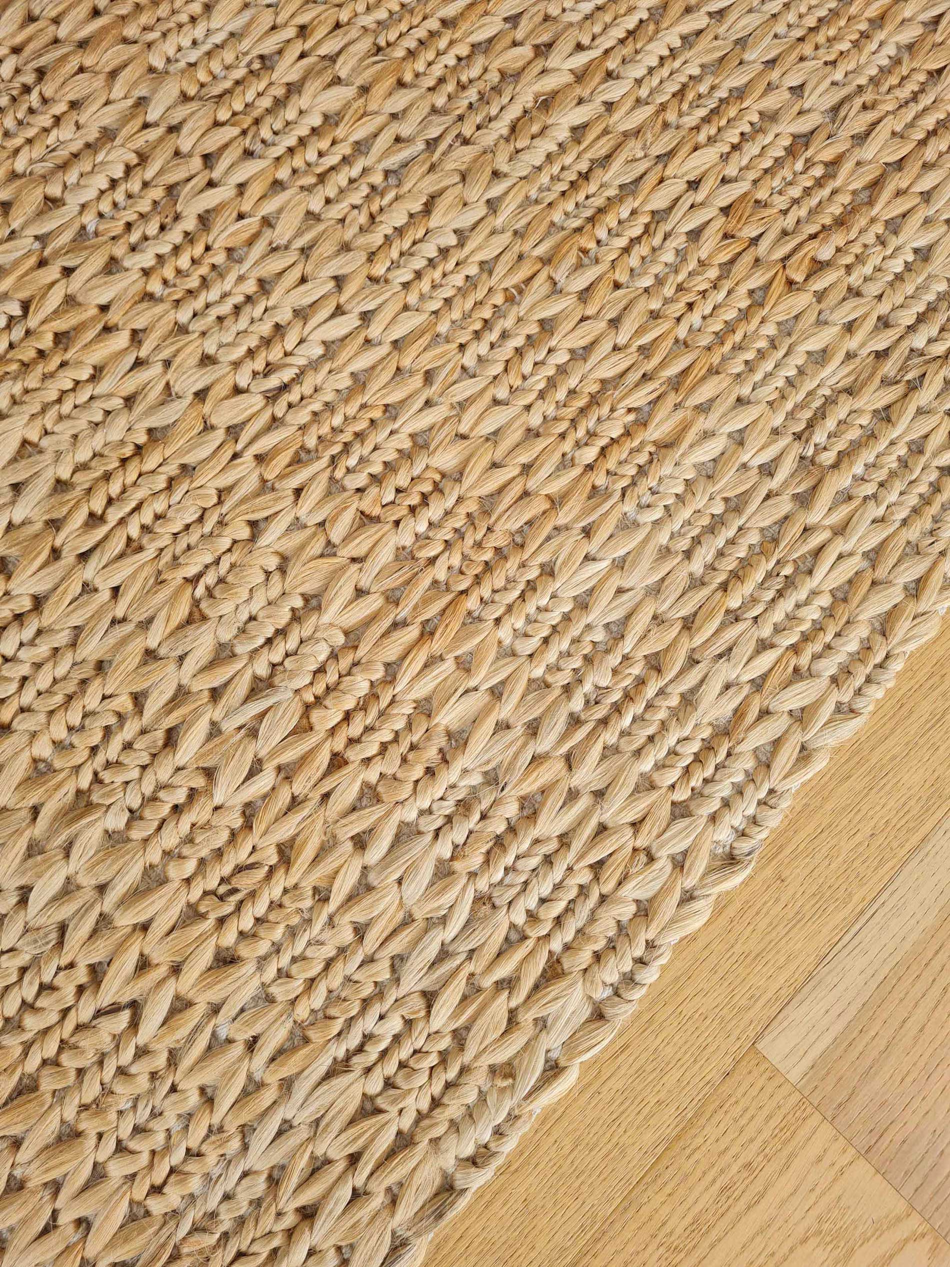 Amare Natural Braided Jute Rug - Image 5