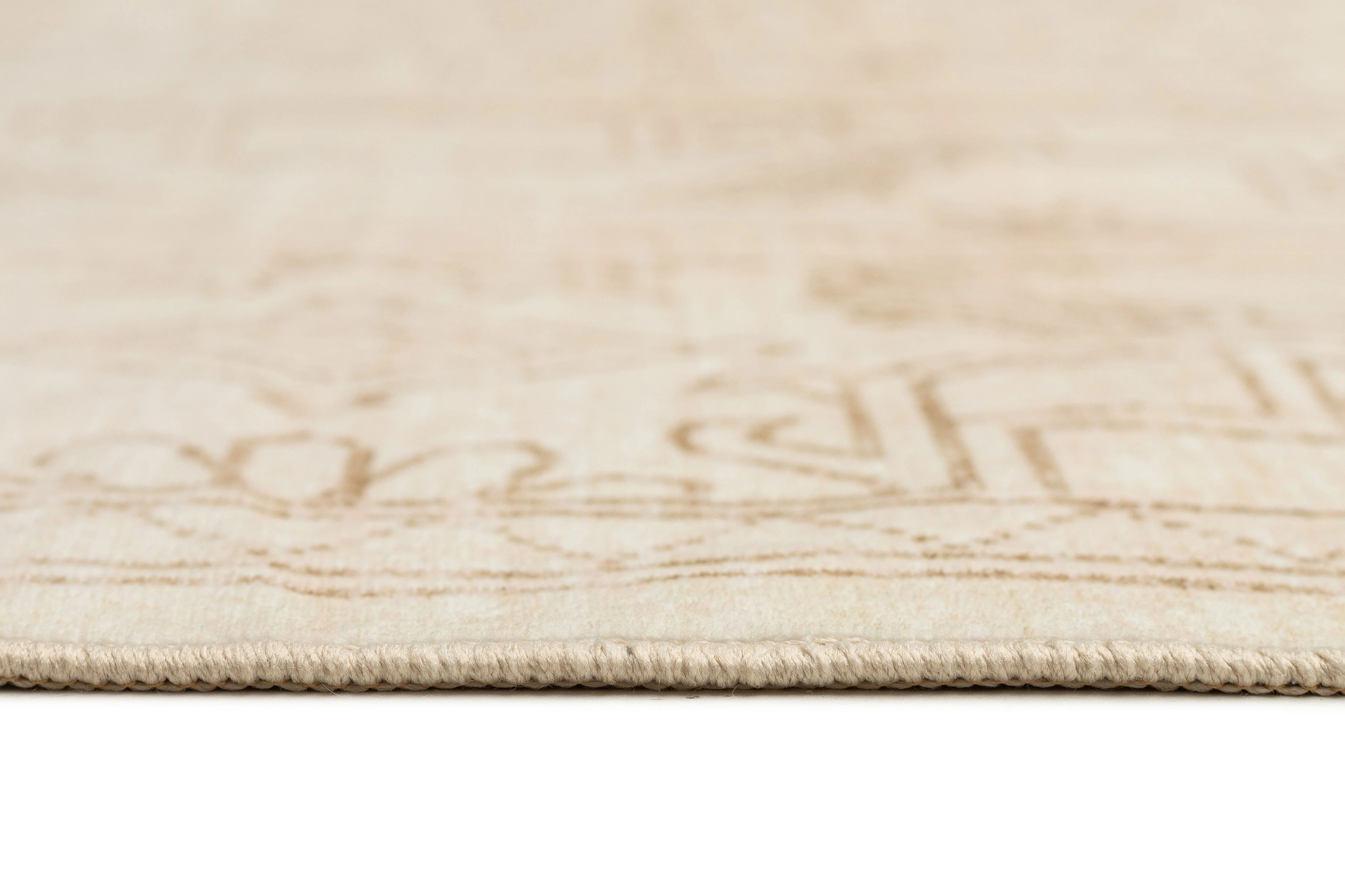 Anais Cream Medallion Washable Rug - Image 11