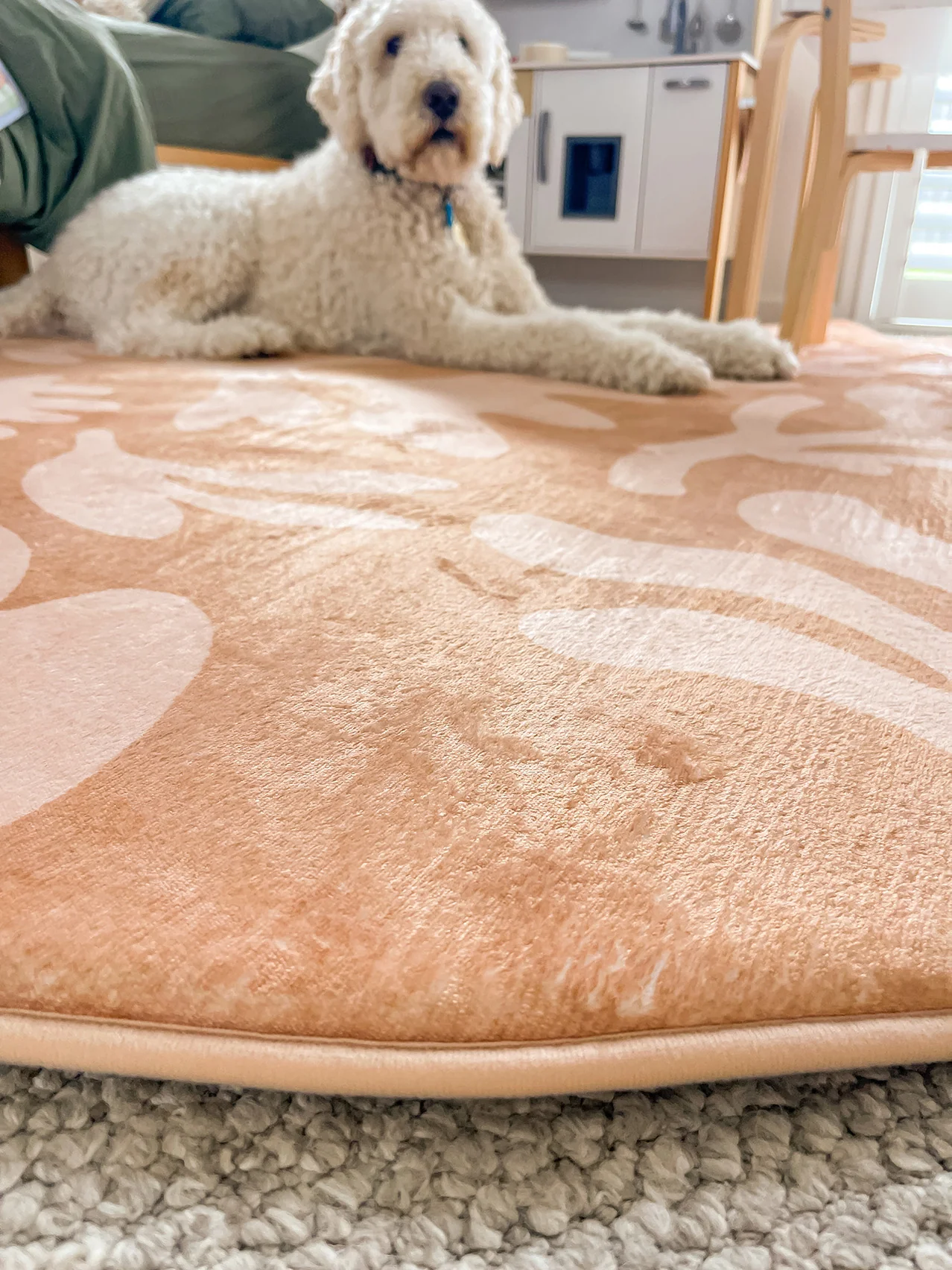 Anca Peach Shapes Rollie Pollie Round Playmat - Image 4