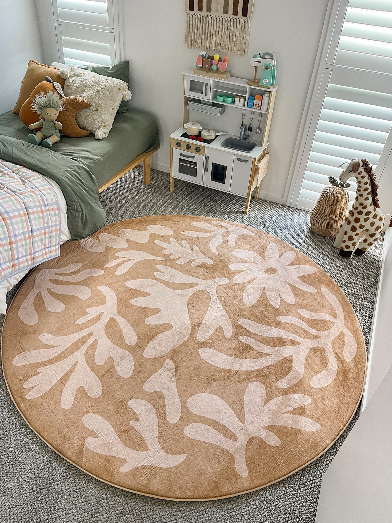 Anca Peach Shapes Rollie Pollie Round Playmat - Image 8