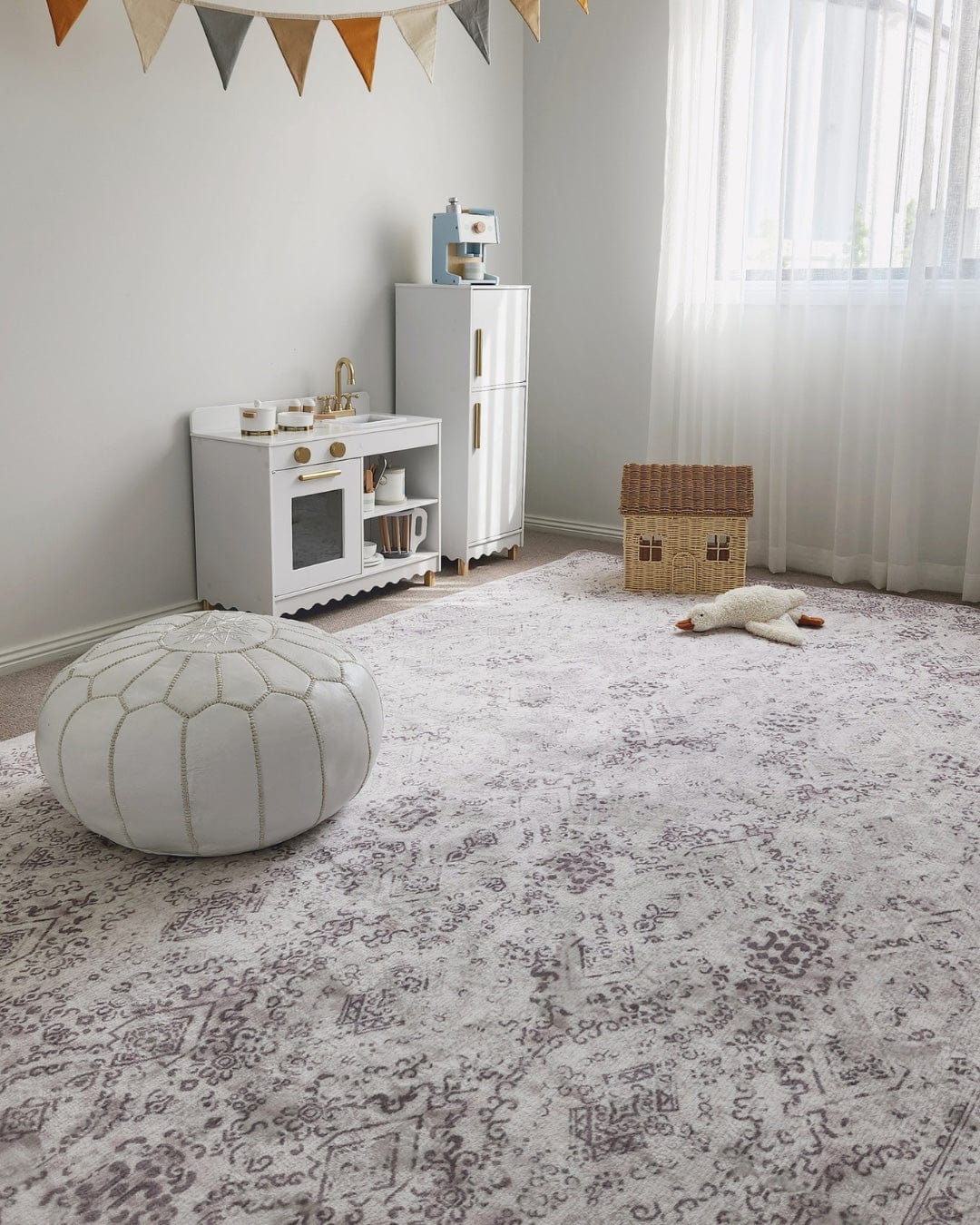 Andi Grey Plush Rollie Pollie Playmat - Image 2