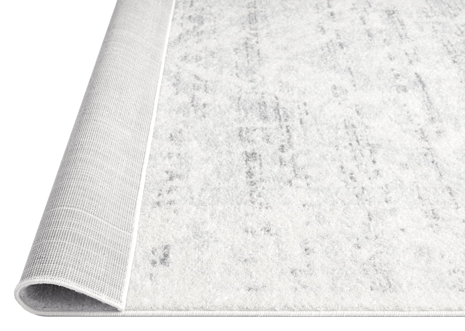 Andra Grey and Ivory Traditional Distressed Rug - Image 12
