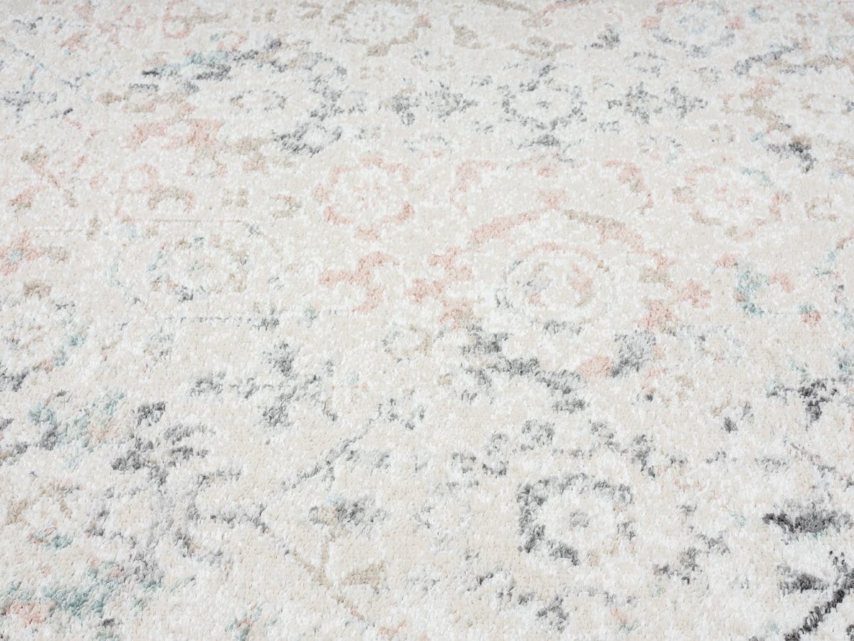 Anine Cream And Grey Multi-Colour Traditional Floral Rug - Image 8