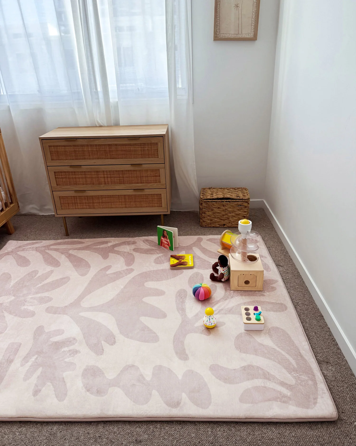 Antem Cream Beige Shapes Rollie Pollie Playmat - Image 3