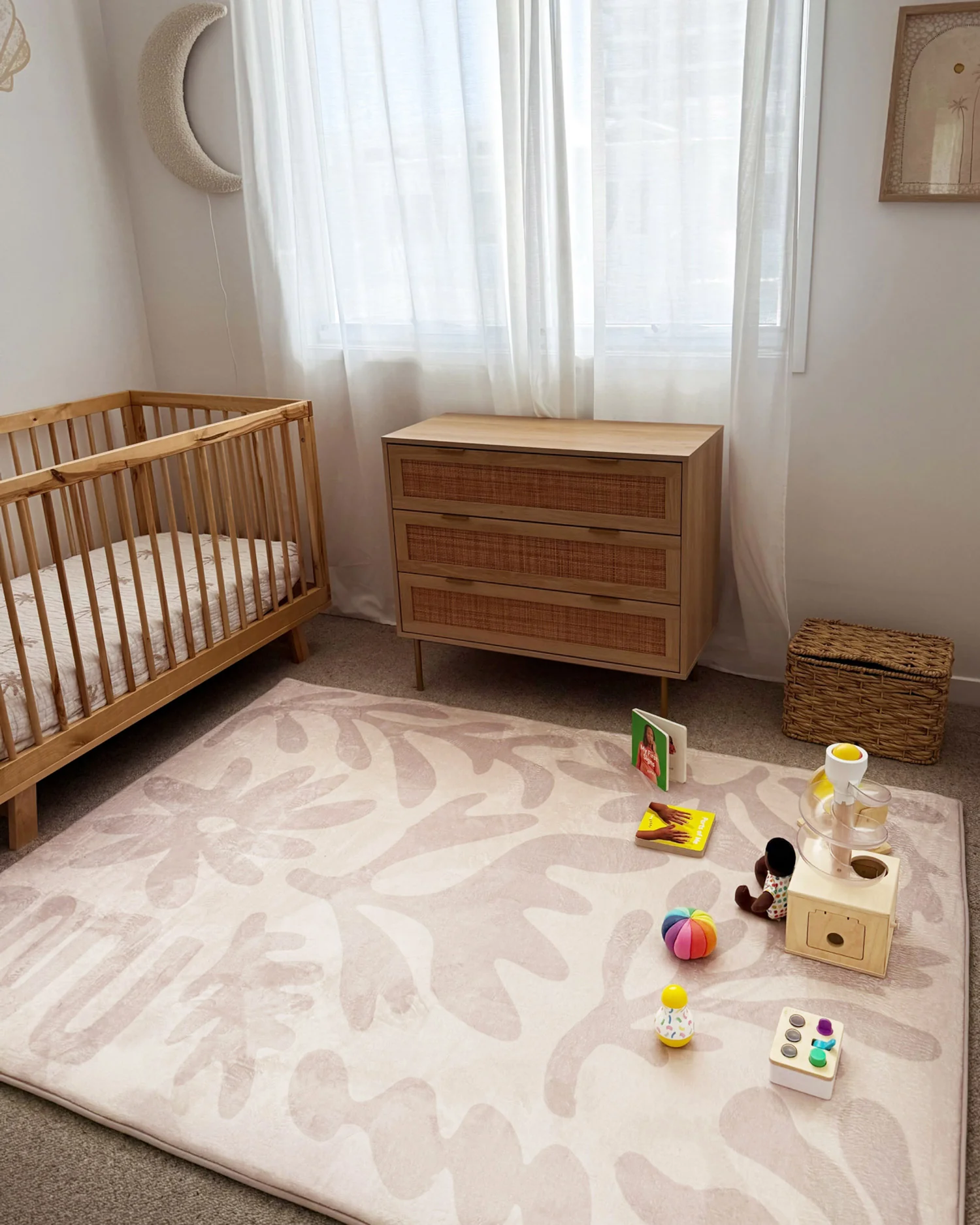 Antem Cream Beige Shapes Rollie Pollie Playmat - Image 5