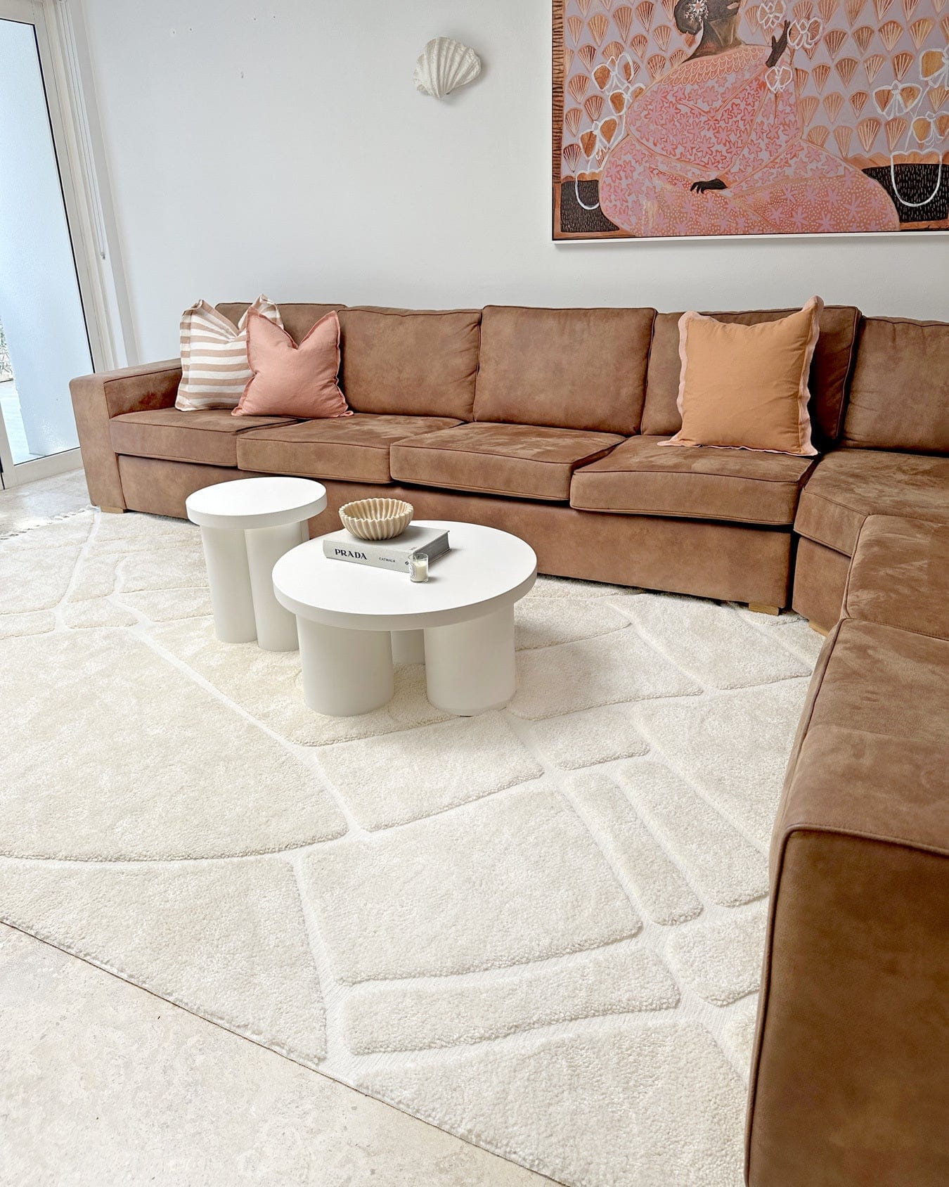 Arizona Ivory Tribal Rug - Image 2