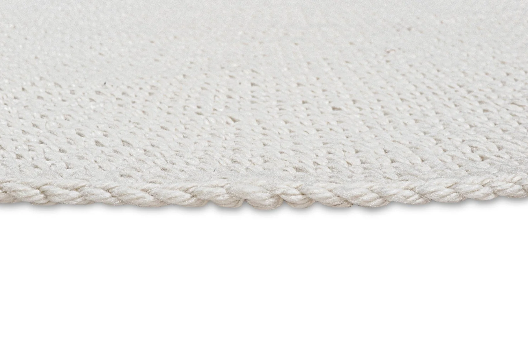 Arlenis Ivory Crochet Indoor Outdoor Round Rug - Image 10