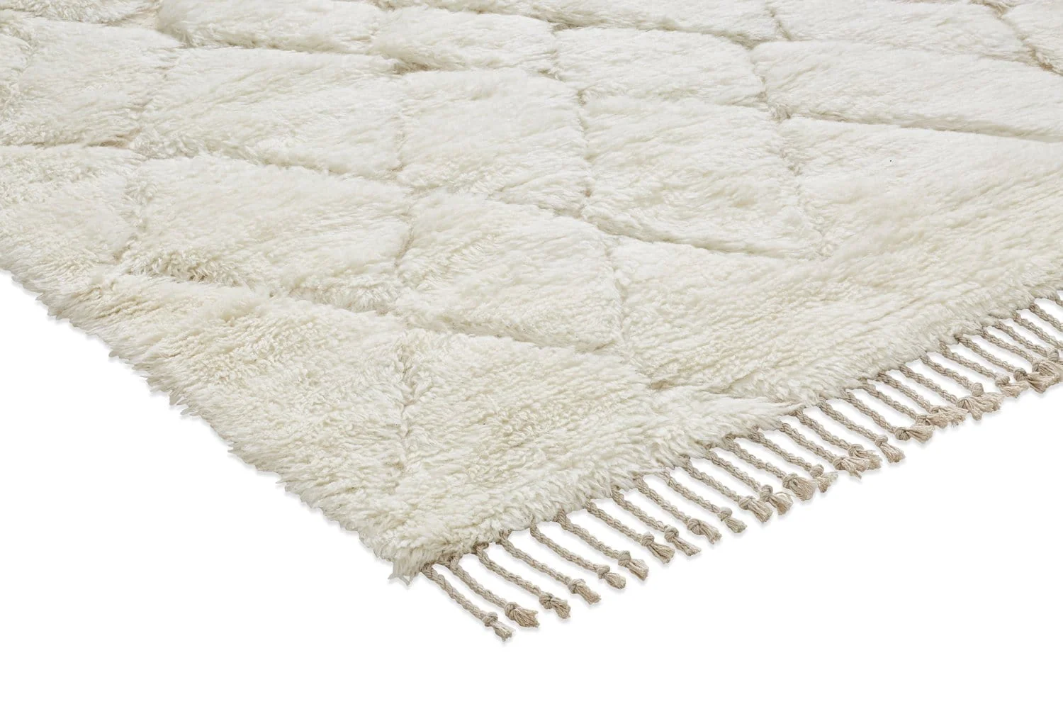 Ashanti Tribal Pattern Berber Wool Shag Rug - Image 15