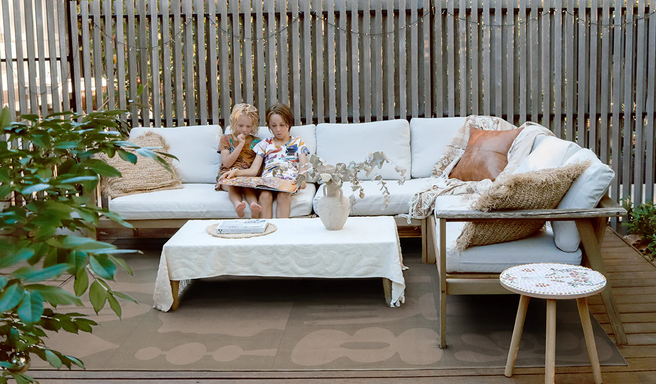 Aswati Brown Graphic Indoor Outdoor Washable Rug - Image 5