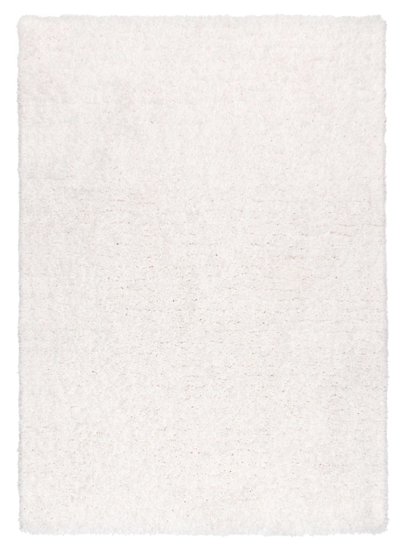 Athena Ivory Handmade Shag Rug