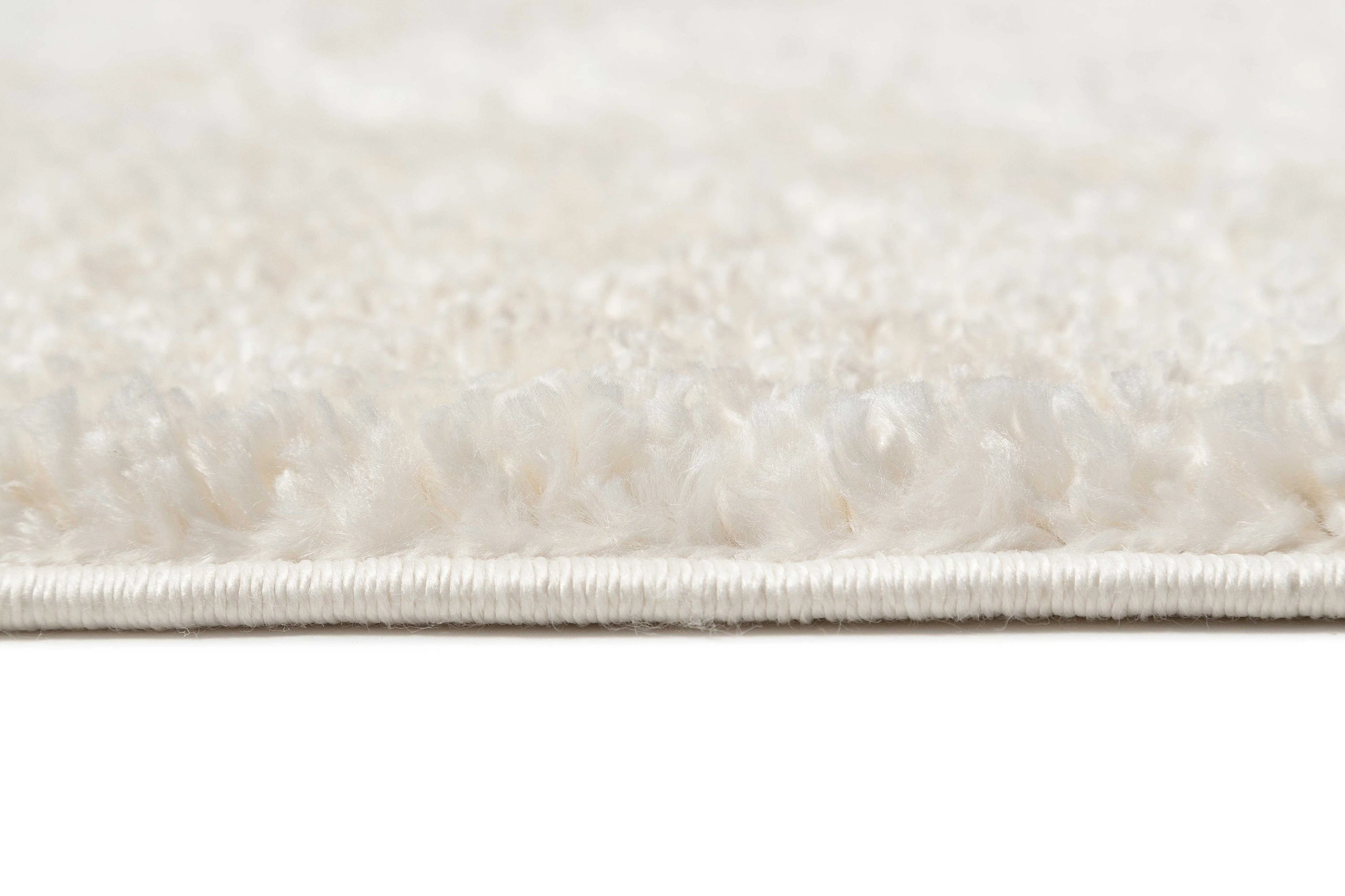 Aurora Ivory Cream Abstract Textured Round Rug - Image 12