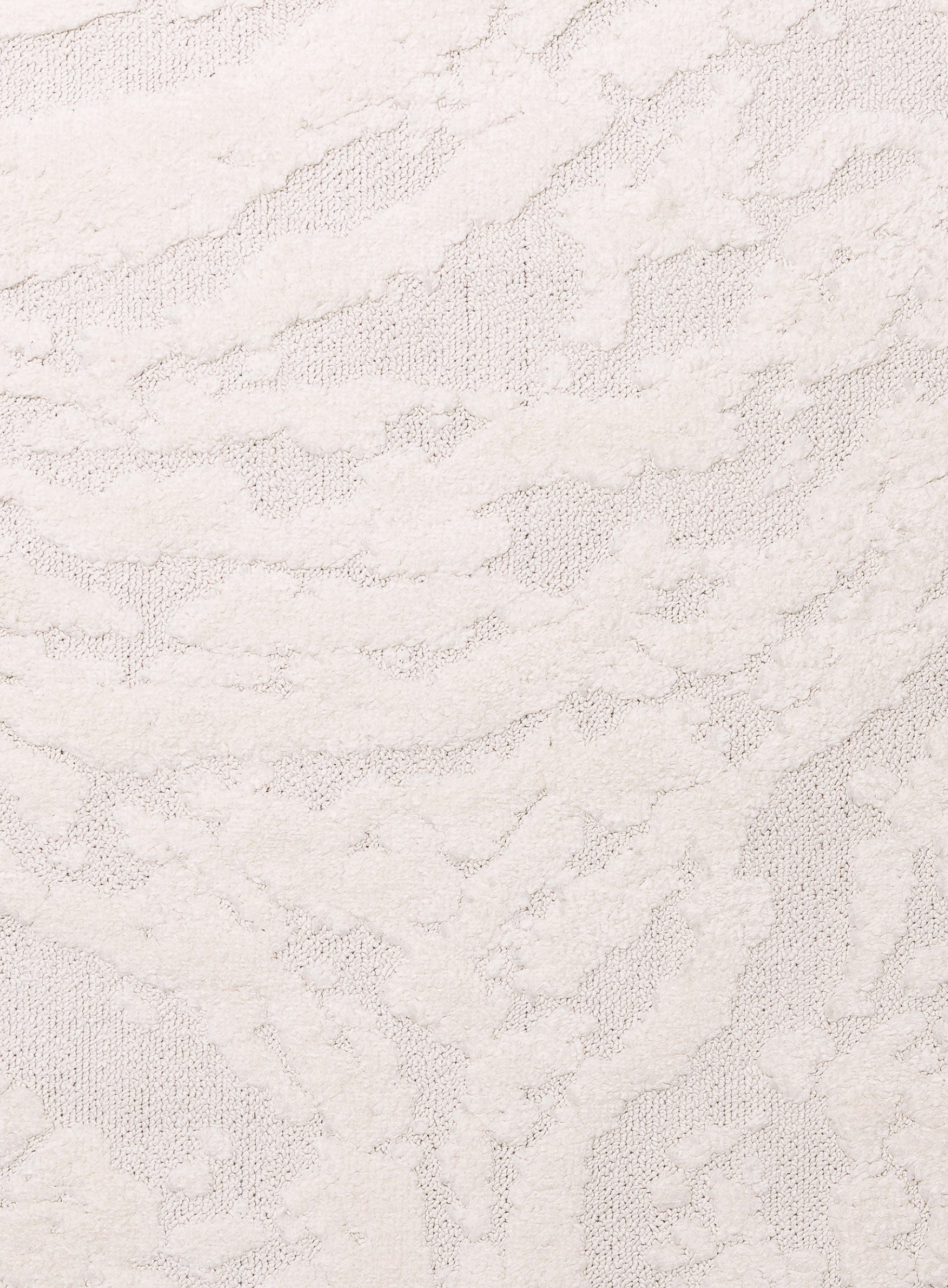 Aurora Ivory Cream Abstract Textured Rug - Image 10