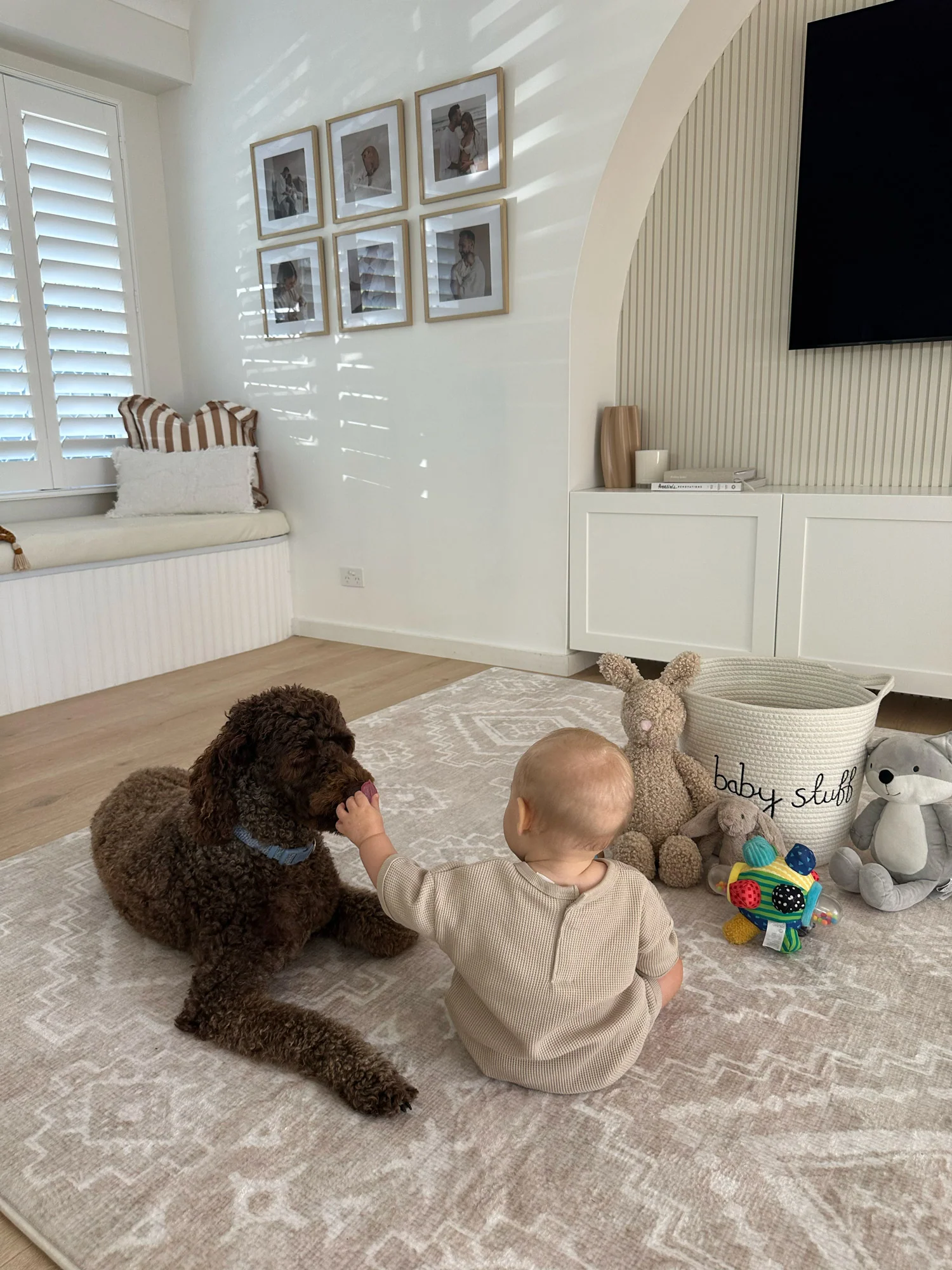 Ayah Neutral Plush Rollie Pollie Playmat - Image 3