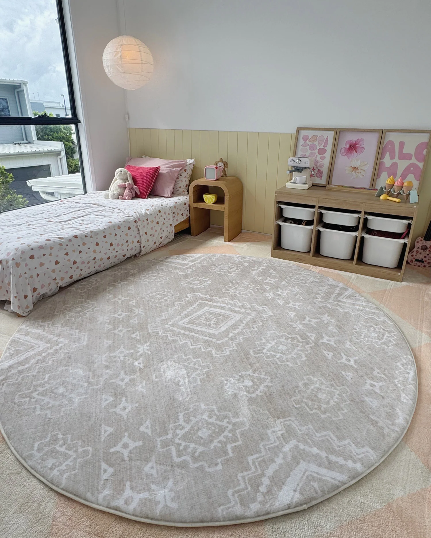 Ayah Neutral Plush Rollie Pollie Round Playmat - Image 2