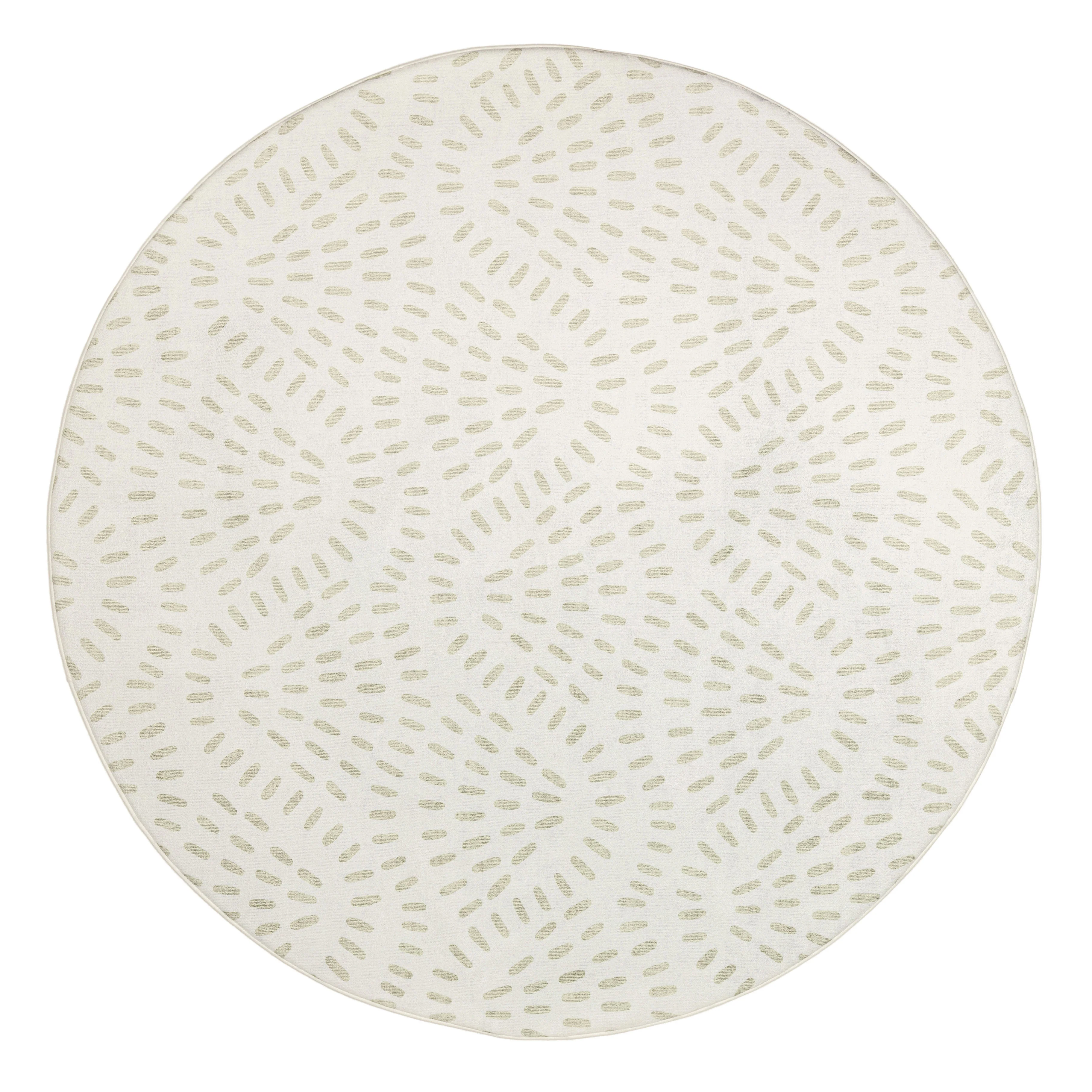 Ayen Sage Abstract Rollie Pollie Round Playmat