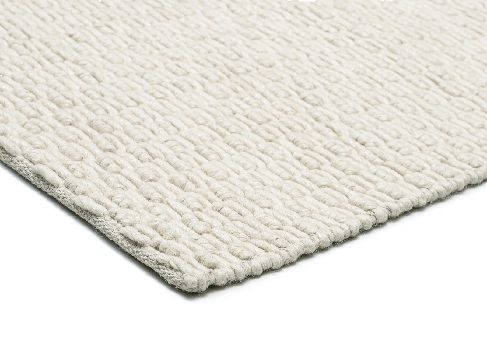 Bambi Ivory Chunky Wool Rug - Image 14