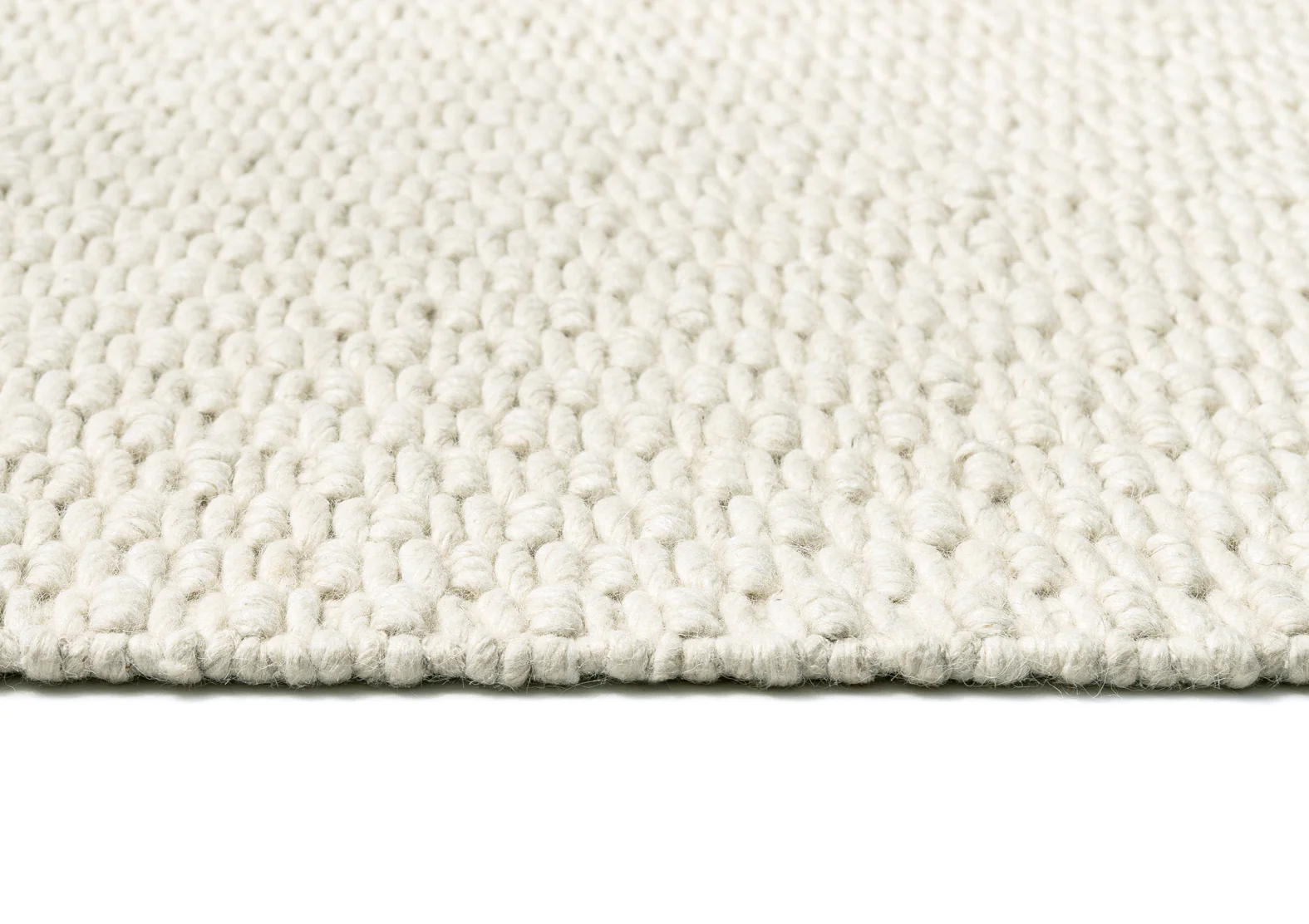 Bambi Ivory Chunky Wool Rug - Image 15