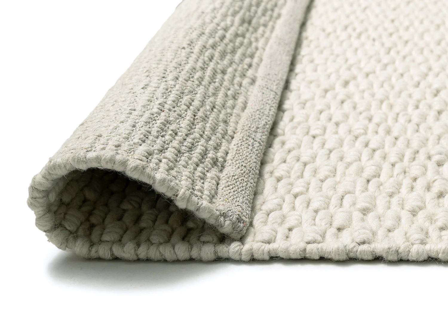 Bambi Ivory Chunky Wool Rug - Image 16