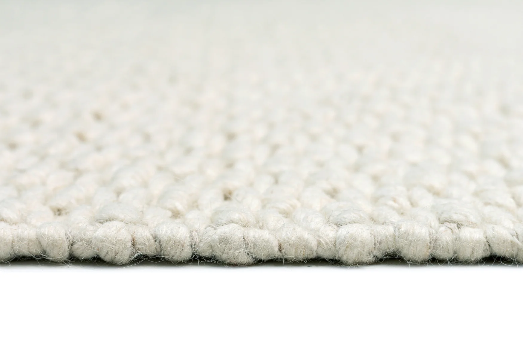 Bambi Ivory Chunky Wool Rug - Image 18