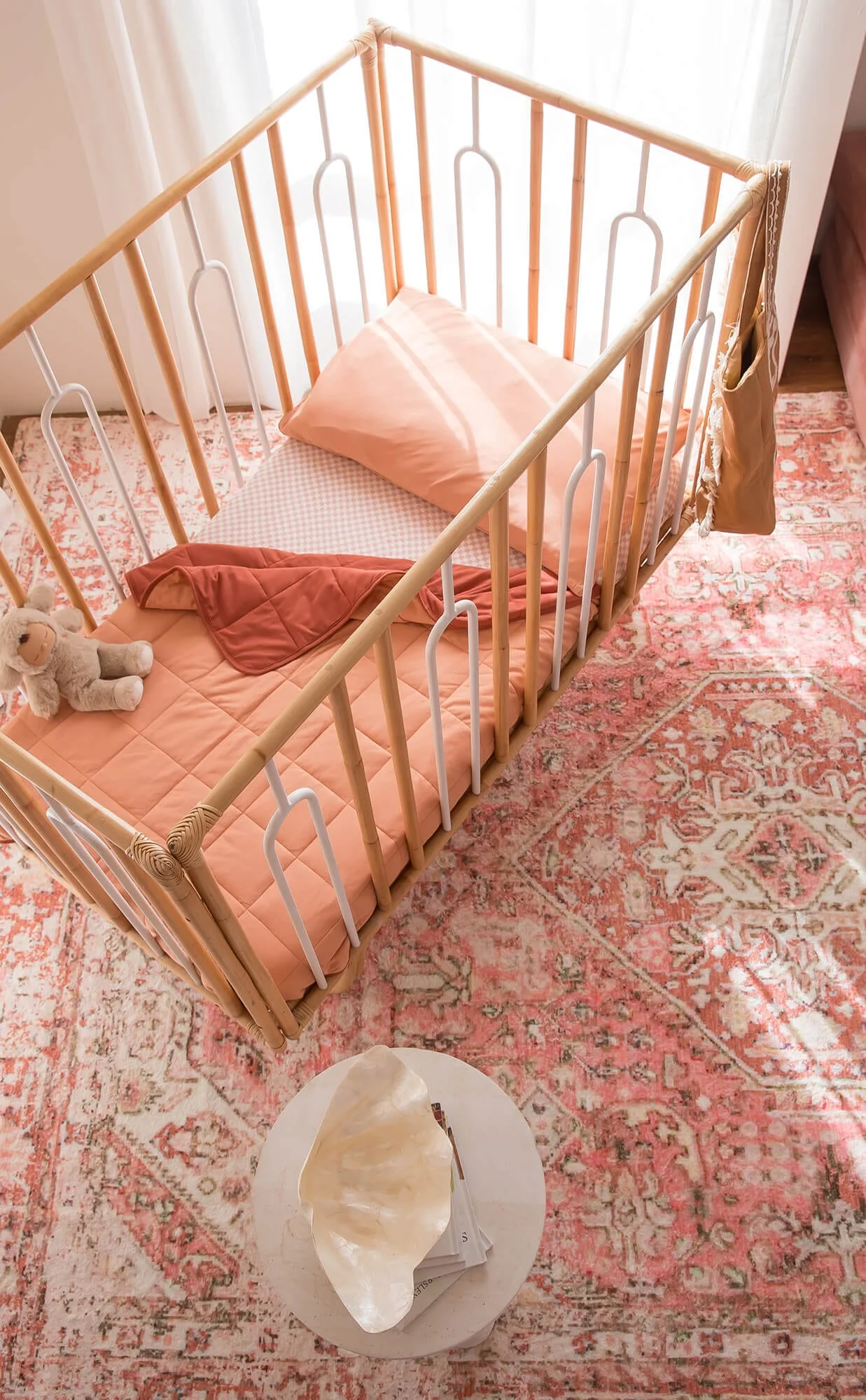 Beatrice Peach Transitional Washable Rug - Image 4