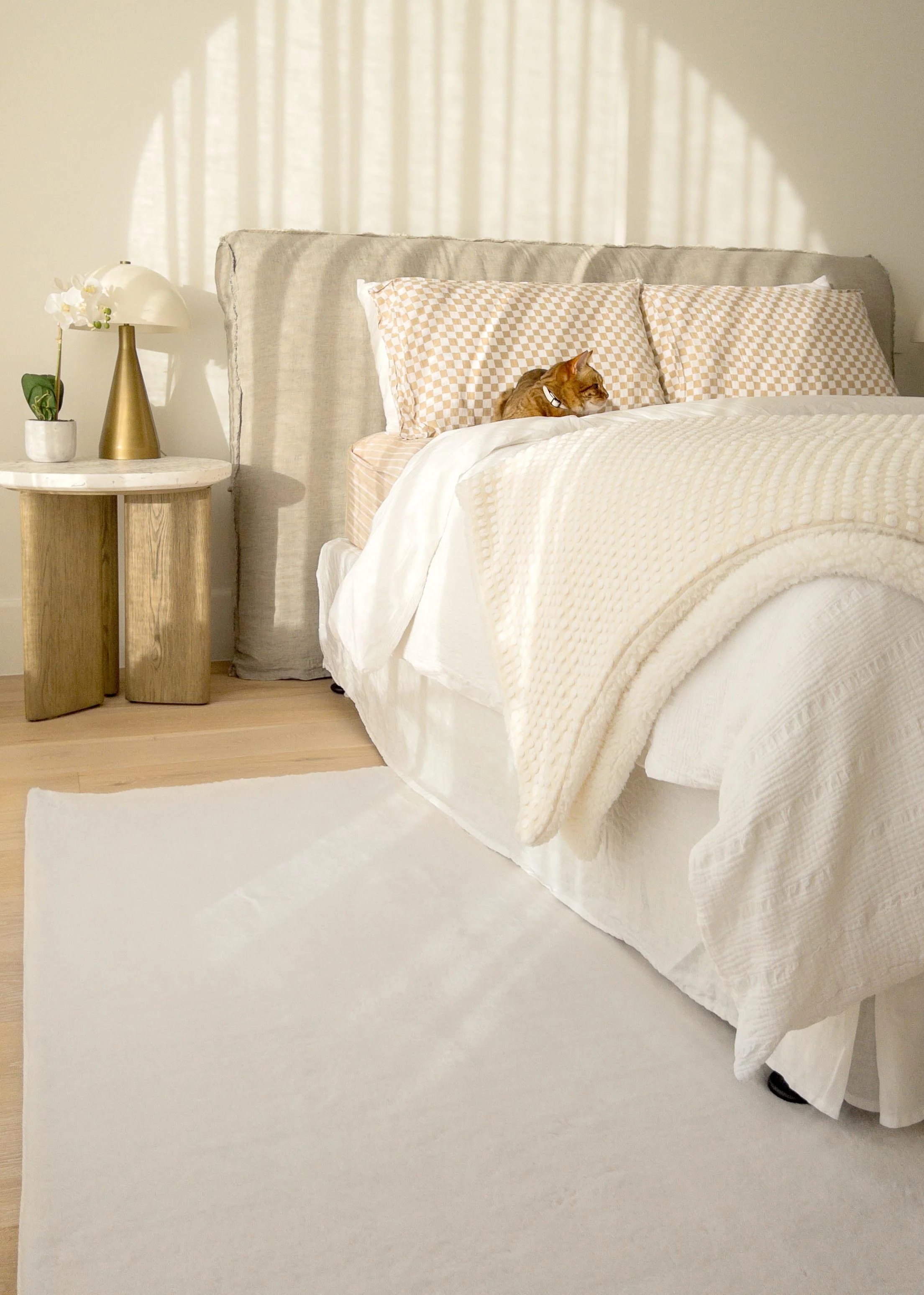 Becca Cream Shag Rug - Image 6
