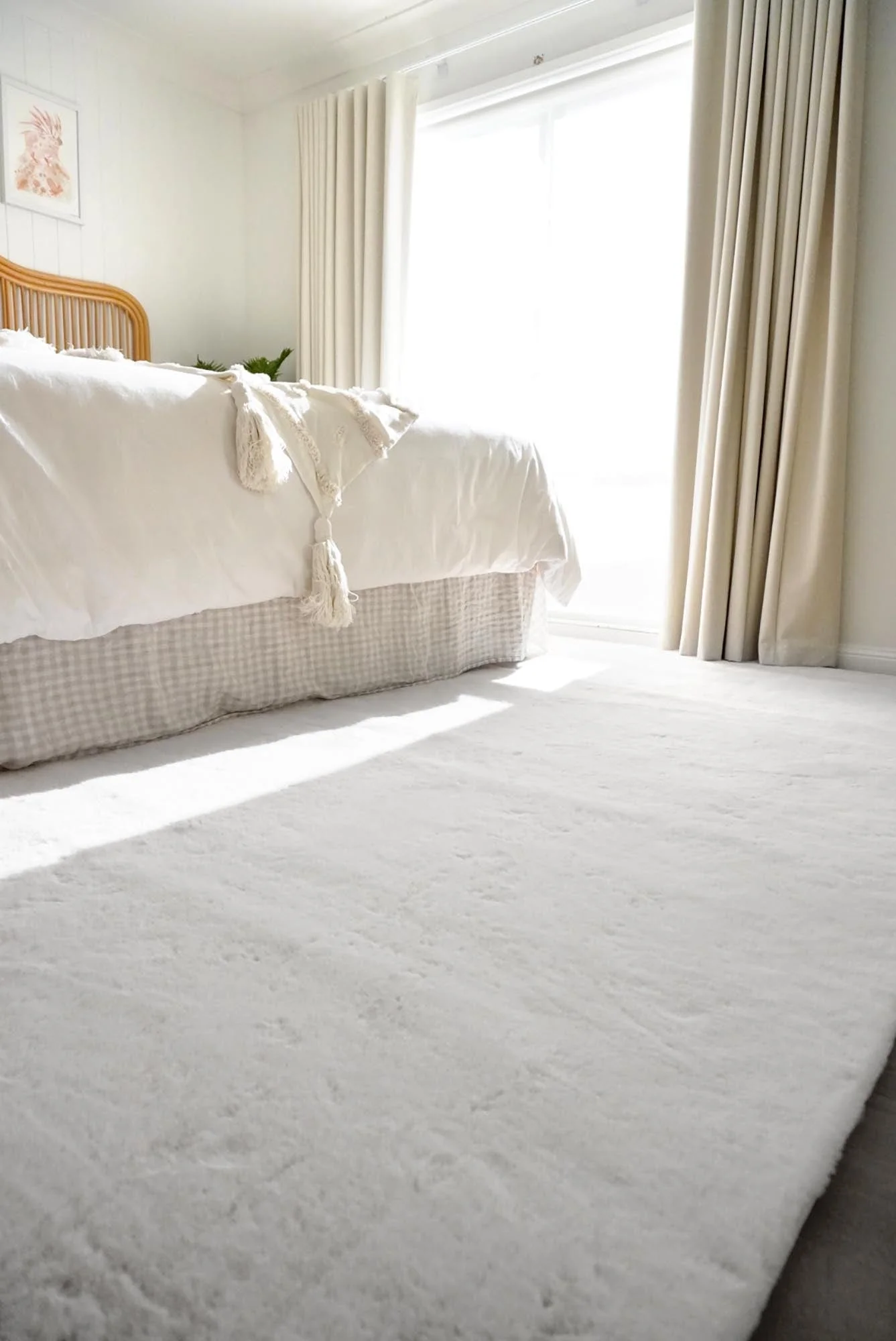 Becca Cream Shag Rug - Image 8