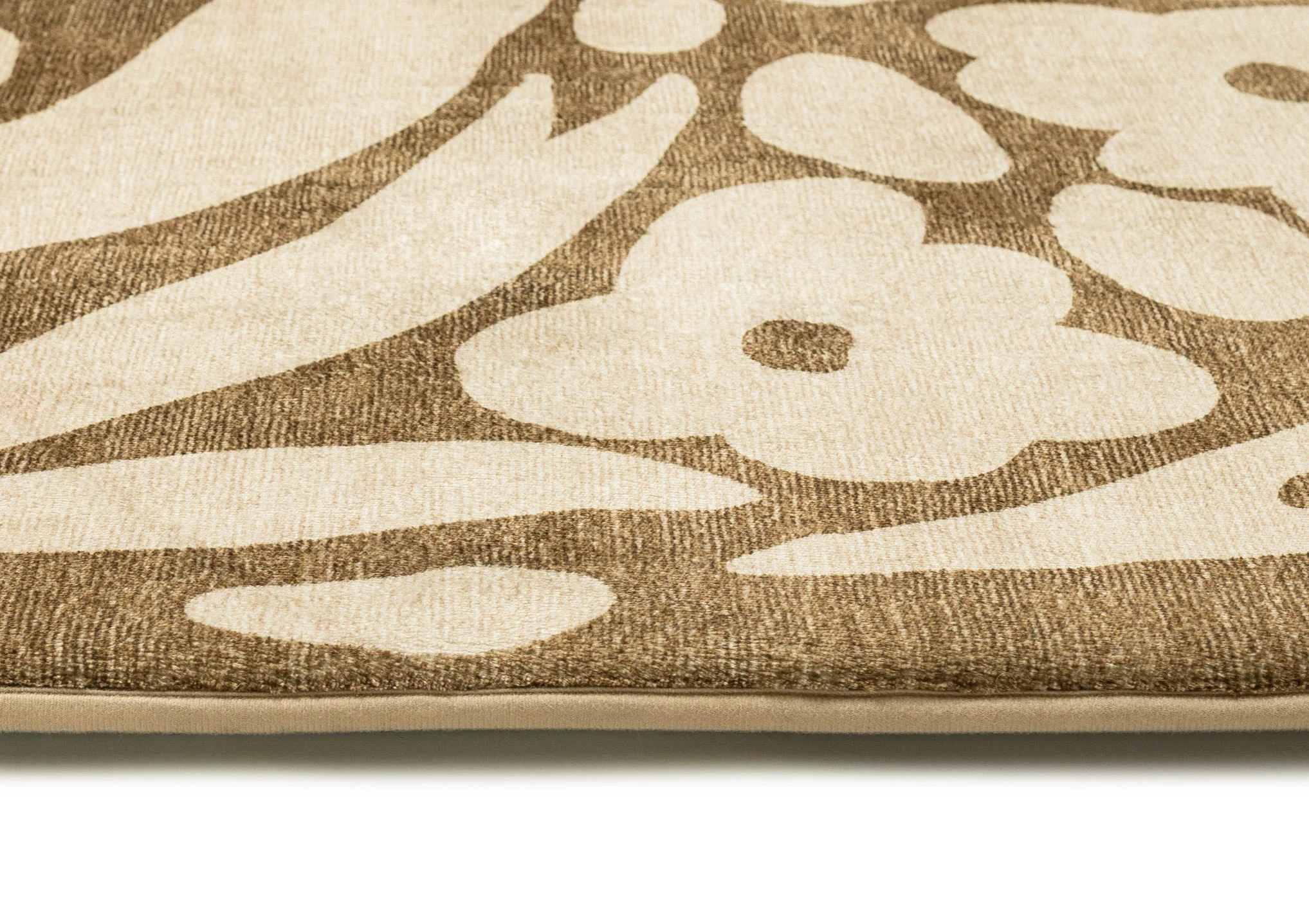 Bess Khaki and Brown Floral Rollie Pollie Playmat - Image 3