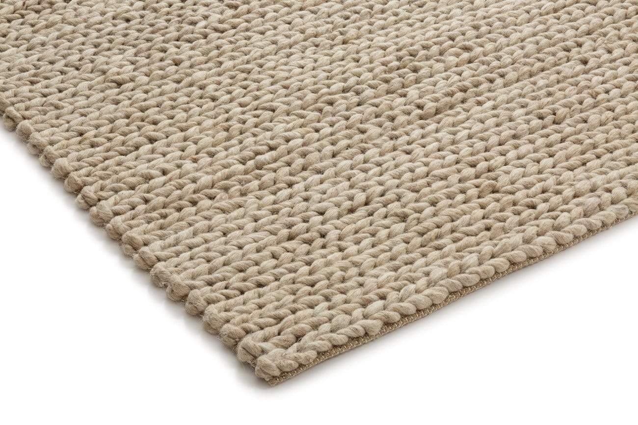 Bianca Natural Tan Braided Wool Rug - Image 13