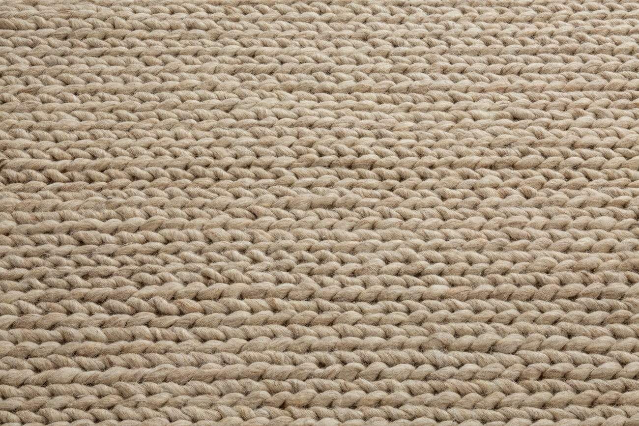 Bianca Natural Tan Braided Wool Rug - Image 15