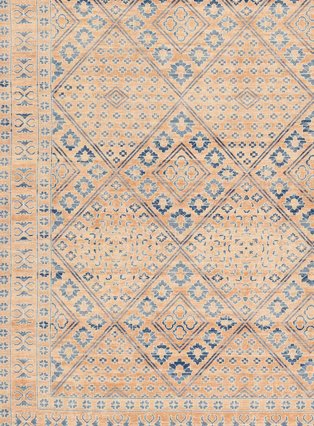 Bibi Blue and Orange Boho Picnic Rug - Image 8