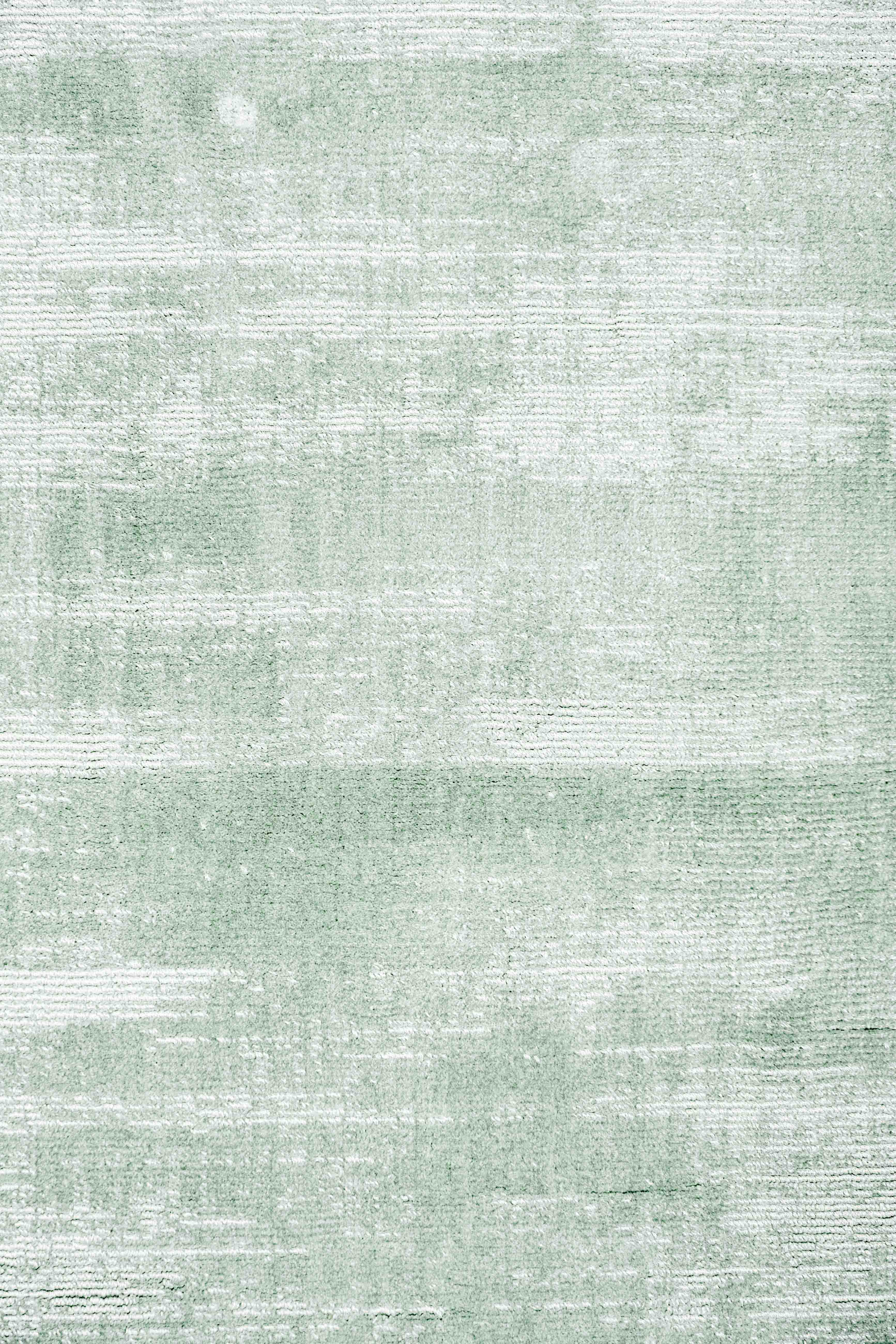 Billie Mint Green Distressed Viscose Rug - Image 10