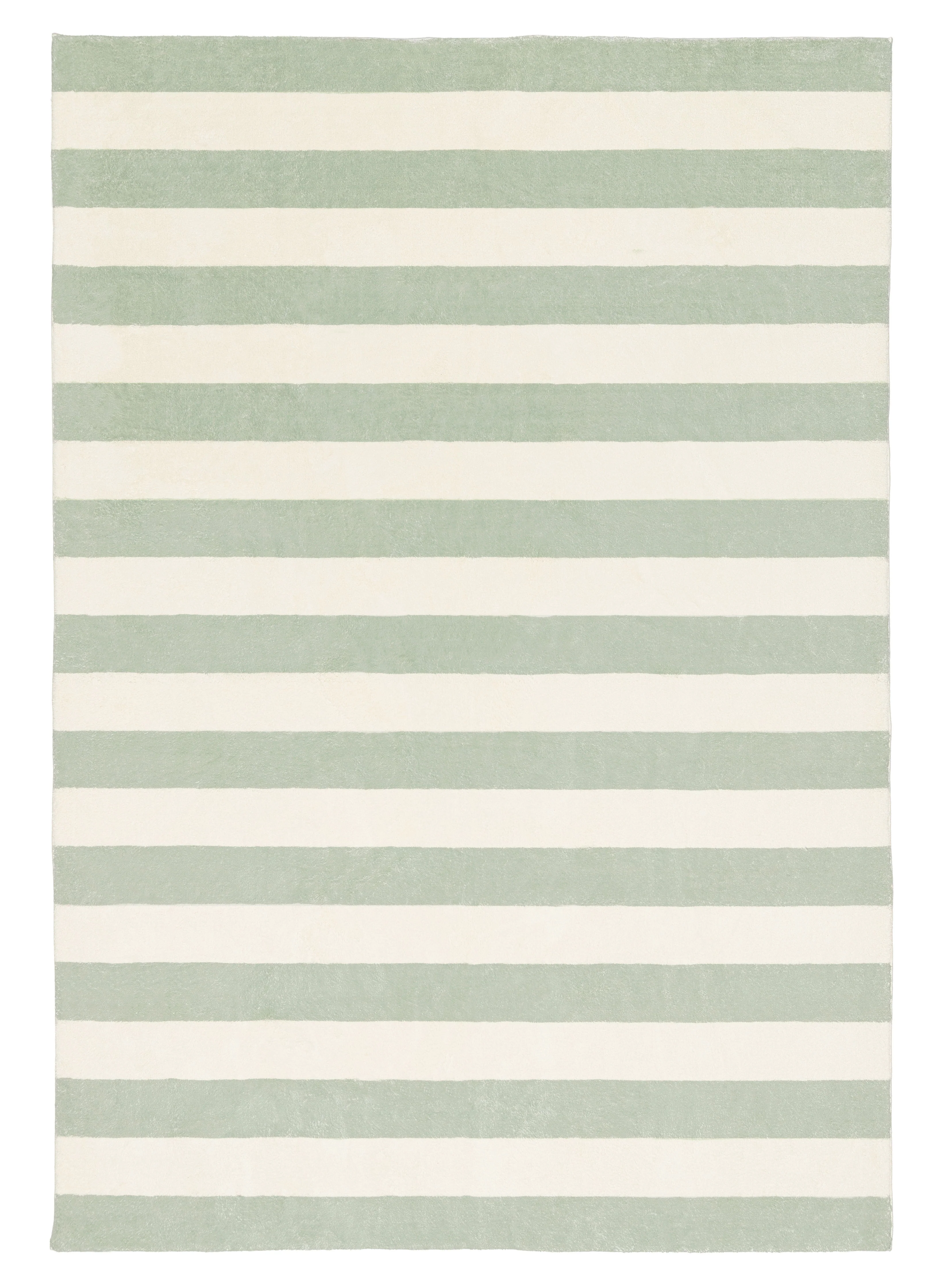 Blair Green Sage Stripe Washable Rug