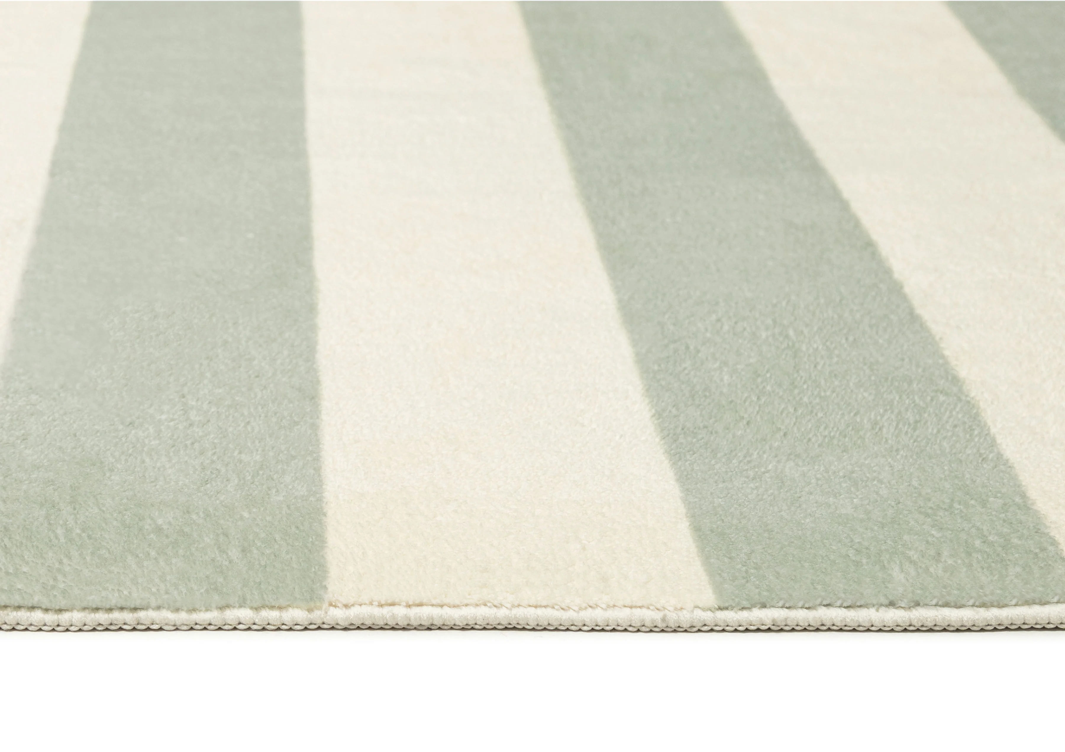 Blair Green Sage Stripe Washable Rug - Image 8