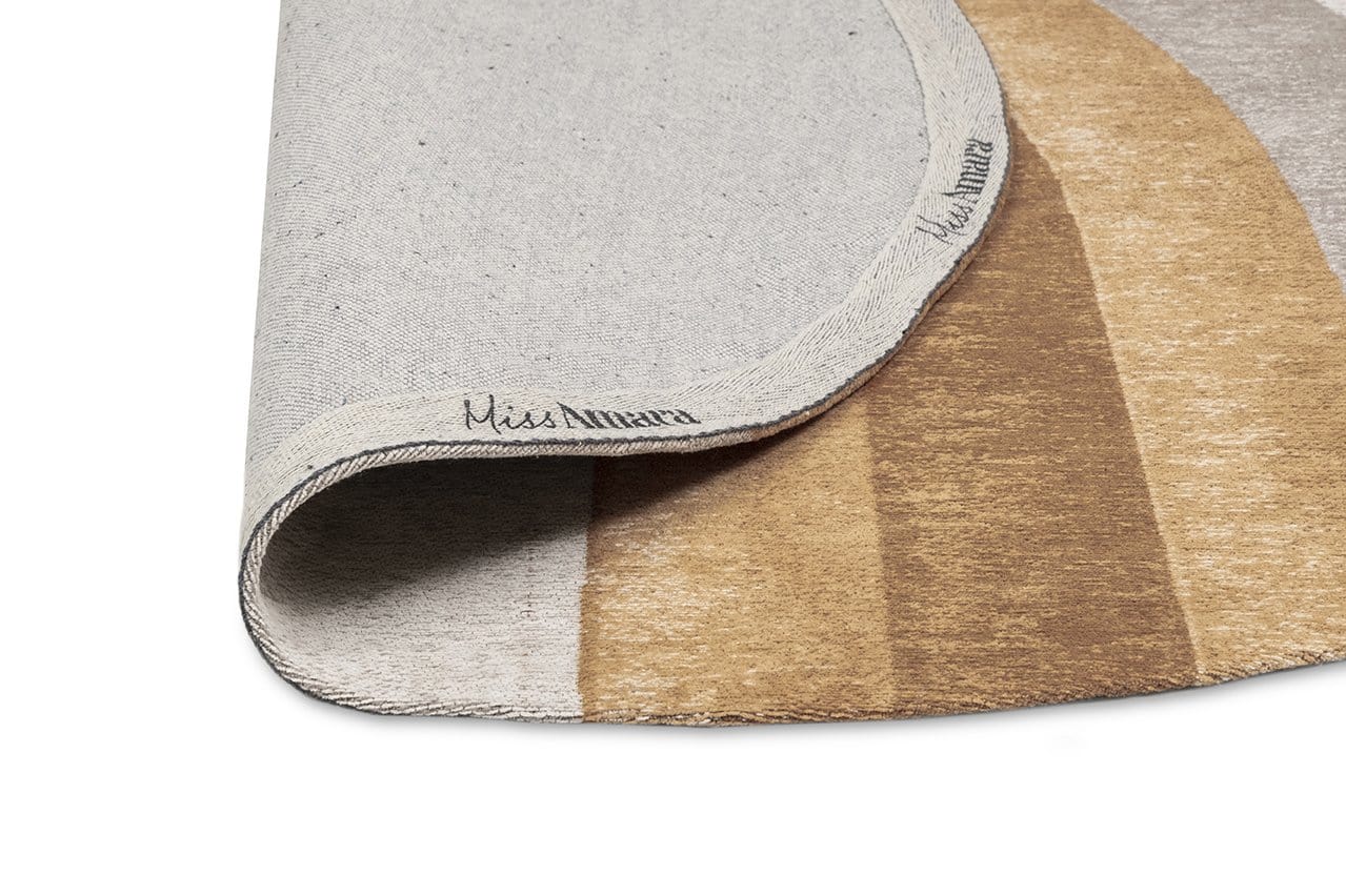 Blake Orange Rainbow Round Rug - Image 5